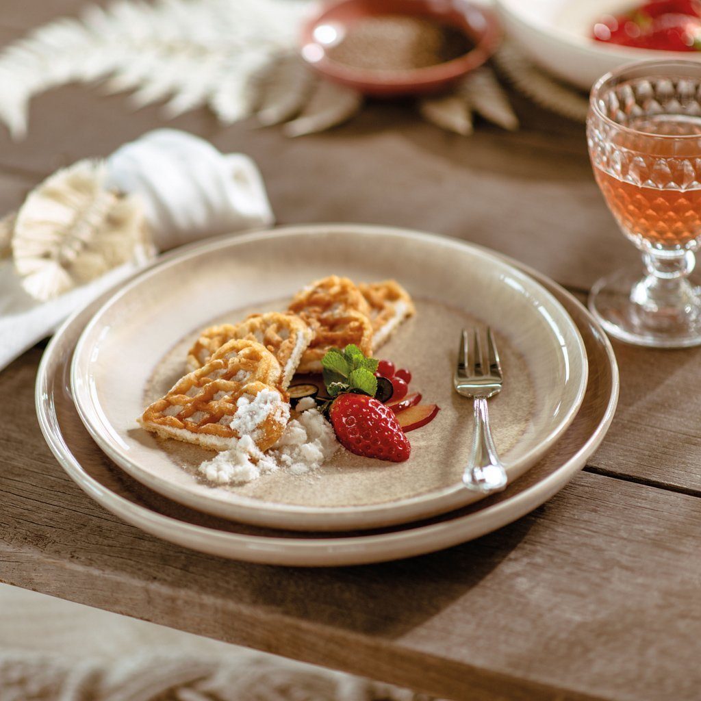 like. by Villeroy & Boch Frühstücksteller Perlemor Frühstücksteller 24cm, (1 St), Premium Porcelain, mikrow.- & spülm.sicher, Made in Germany