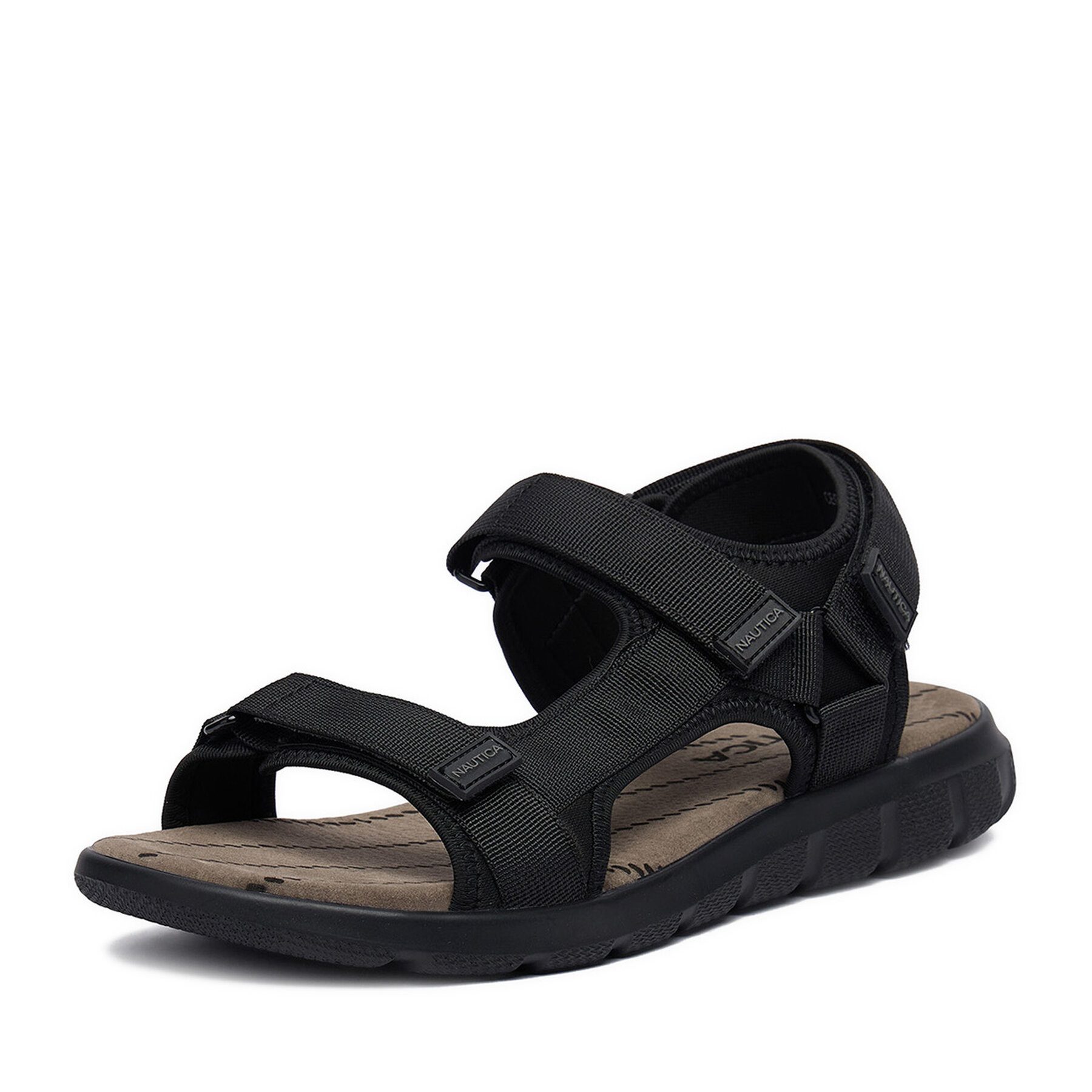NAUTICA Nautica Herren-Sandalen Schwarz Sandale – Bild 3 von 4