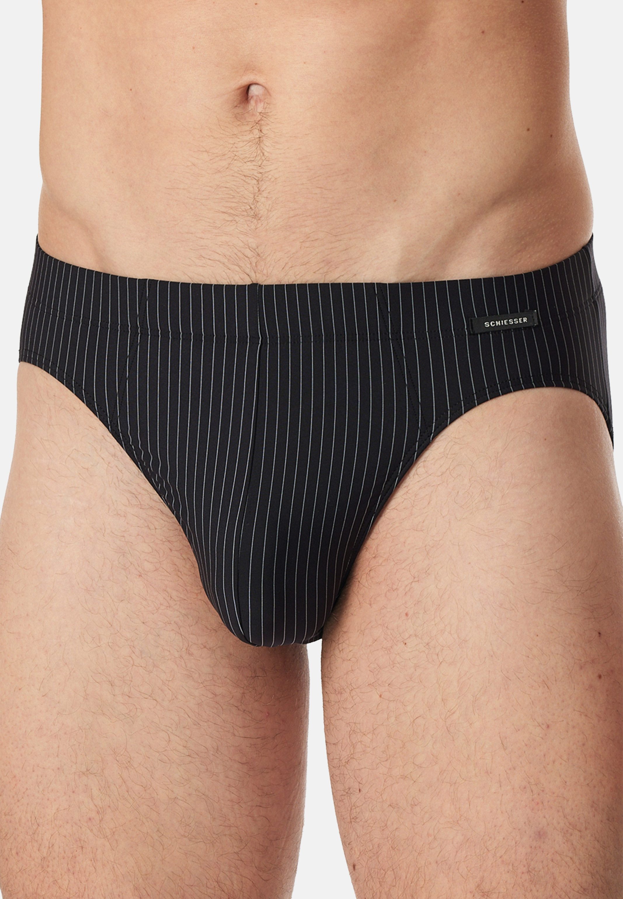 Schiesser Slip 3er Pack Pure Micro (Spar-Set, 3-St) Mini Slip / Unterhose - ohne Eingriff - Blickdicht