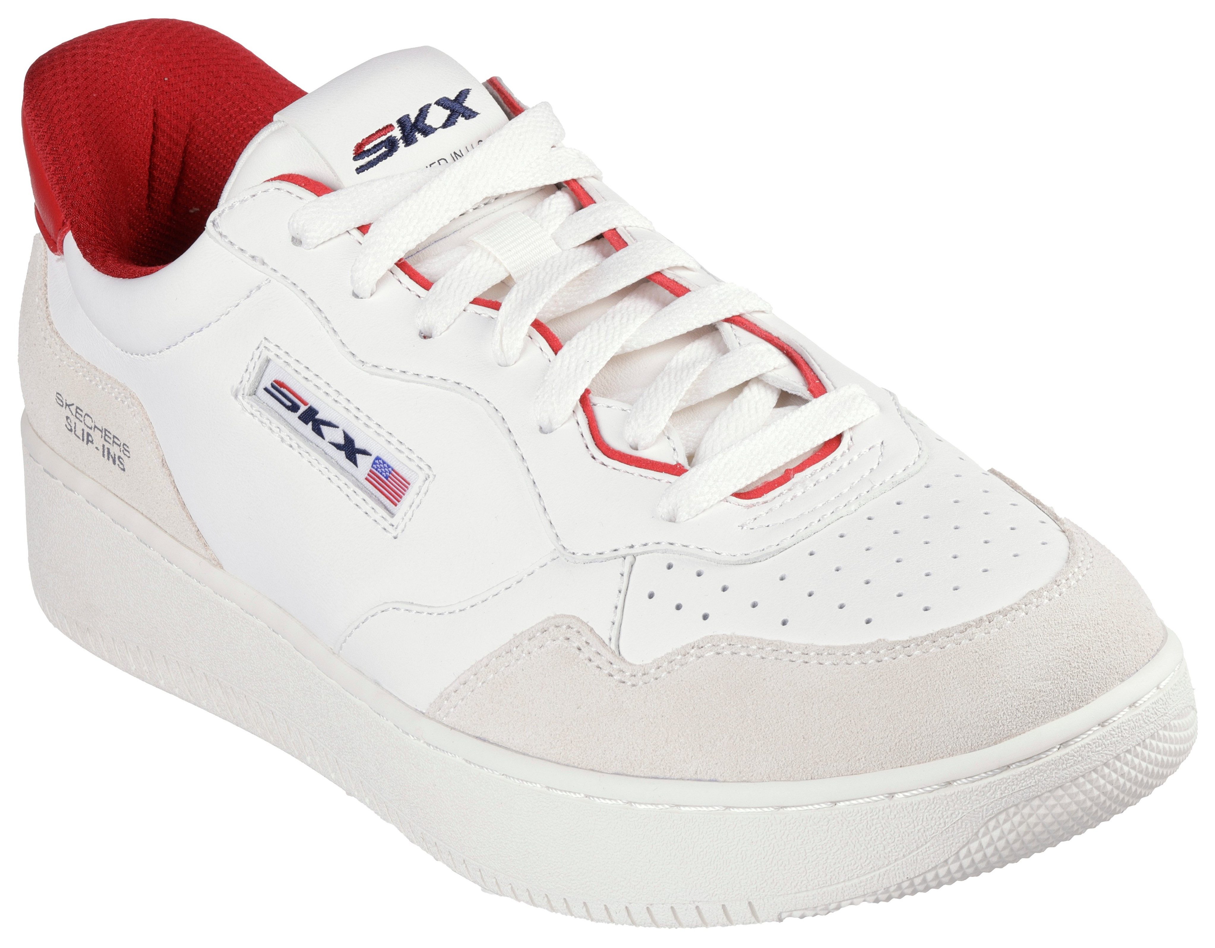 Skechers SPORT COURT 2.0-KONOR Slip-On Sneaker im wertigem Leder-Mix günstig online kaufen