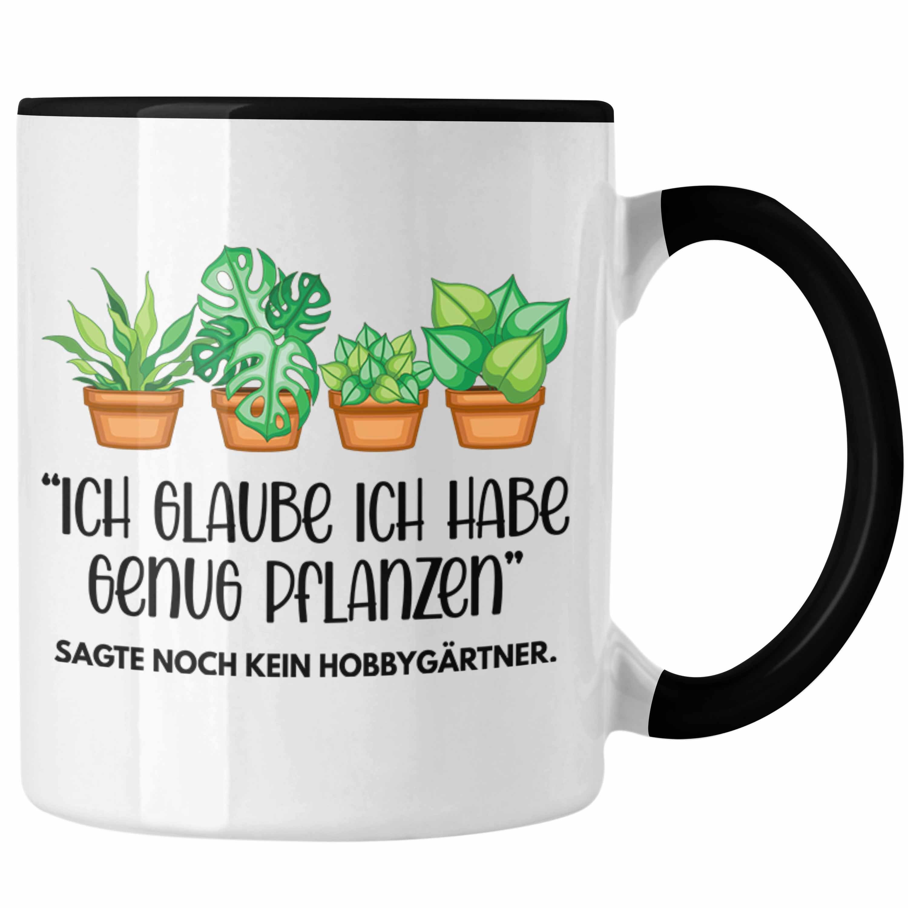 Ich Glaube Oma Trendation Habe - Kaffeetasse Hobbygärtner Gärtner Pflanzen Ich Tasse Trendation Genug Opa Schwarz Geschenk Geschenk Tasse