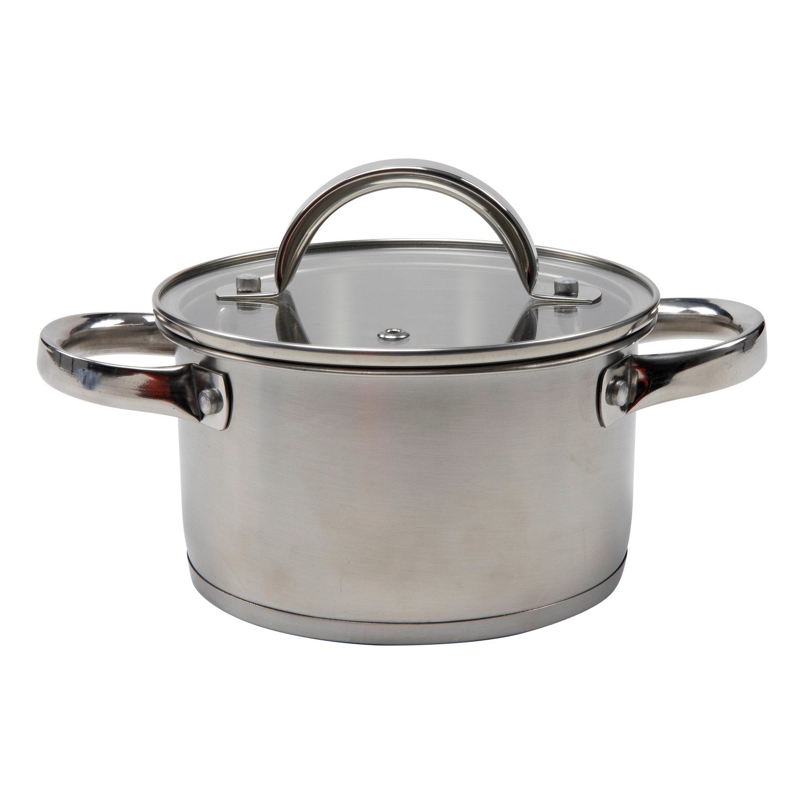 Neuetischkultur Gemüsetopf Topf mit Deckel 16 cm, Edelstahl (Stück, 2-tlg., 1 Topf mit Deckel), Kochtopf