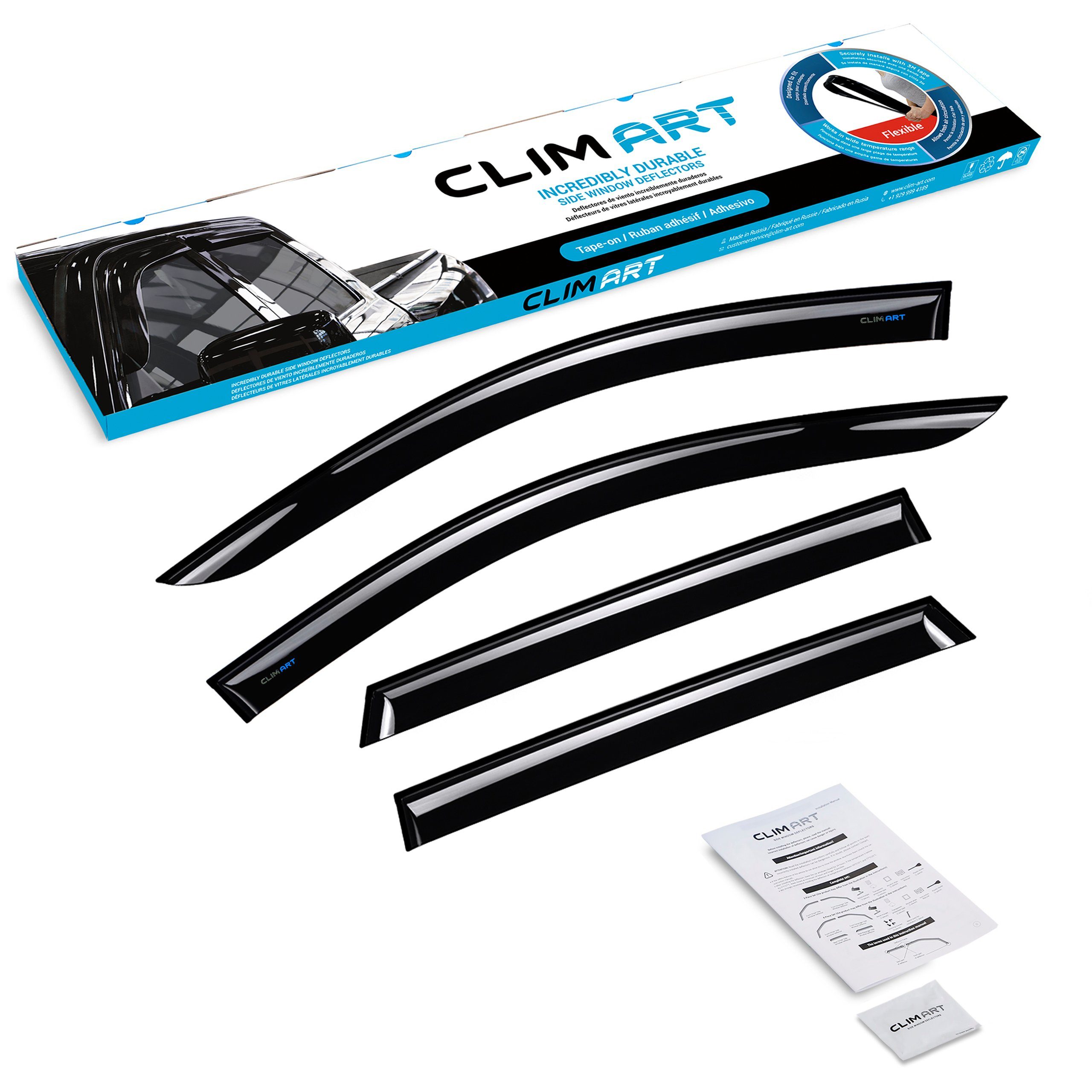 Clim Art Auto-Fußmatte CLIM ART Windabweiser für/kompatible mit