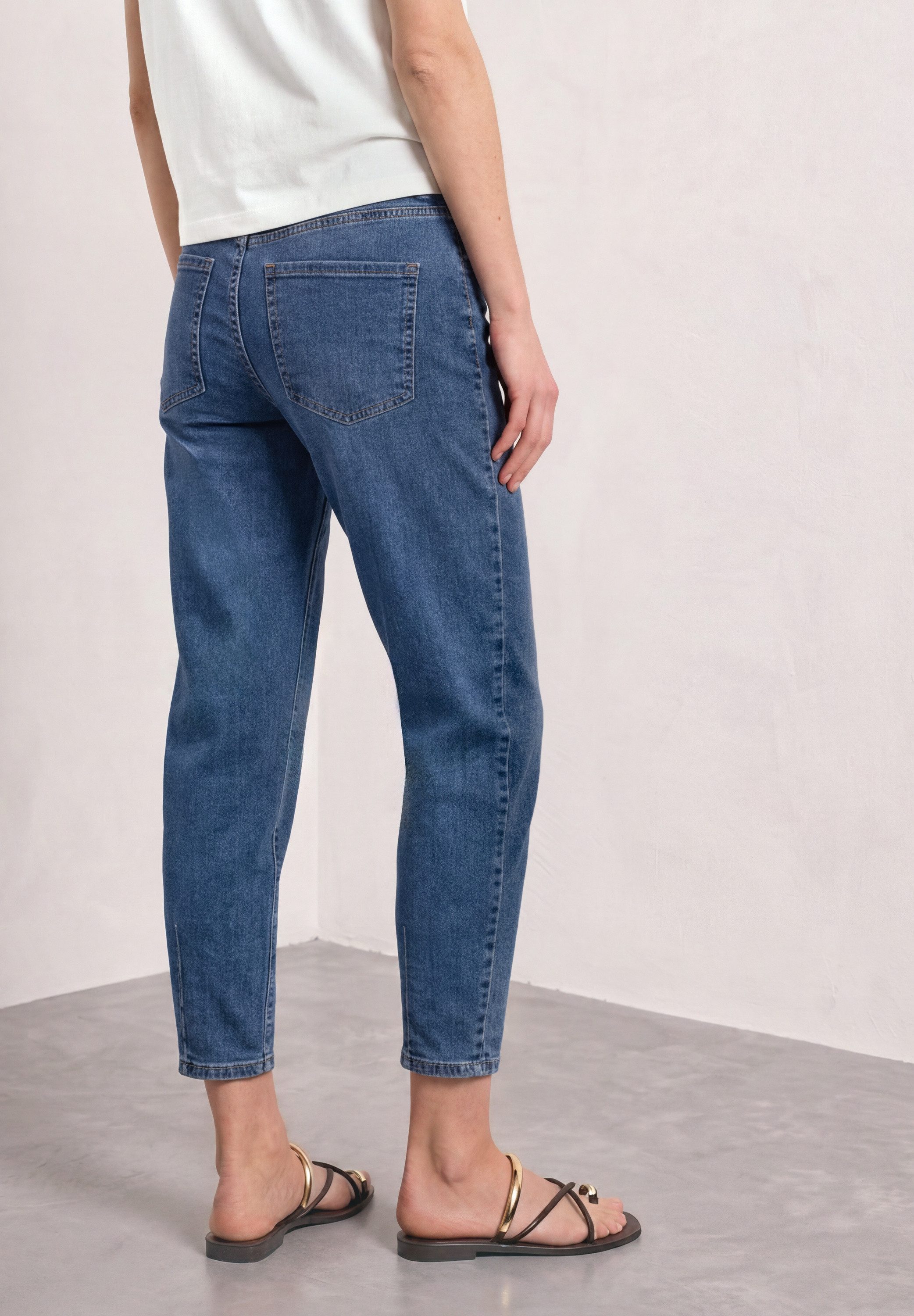 STREET ONE Loose-fit-Jeans Style Karlie Barrel Leg / Stretch