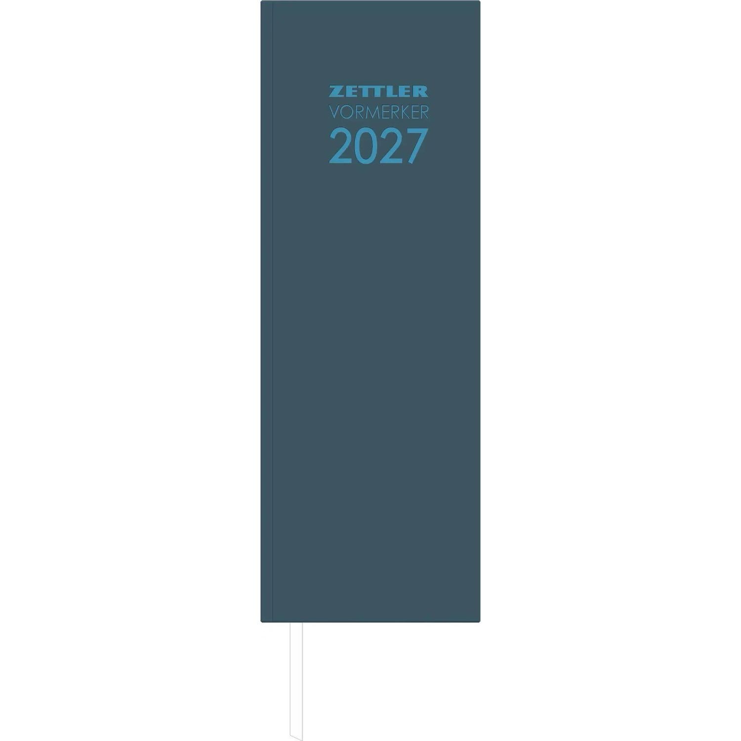Tischkalender Tagevormerkbuch Leinen 2T/1S 2027