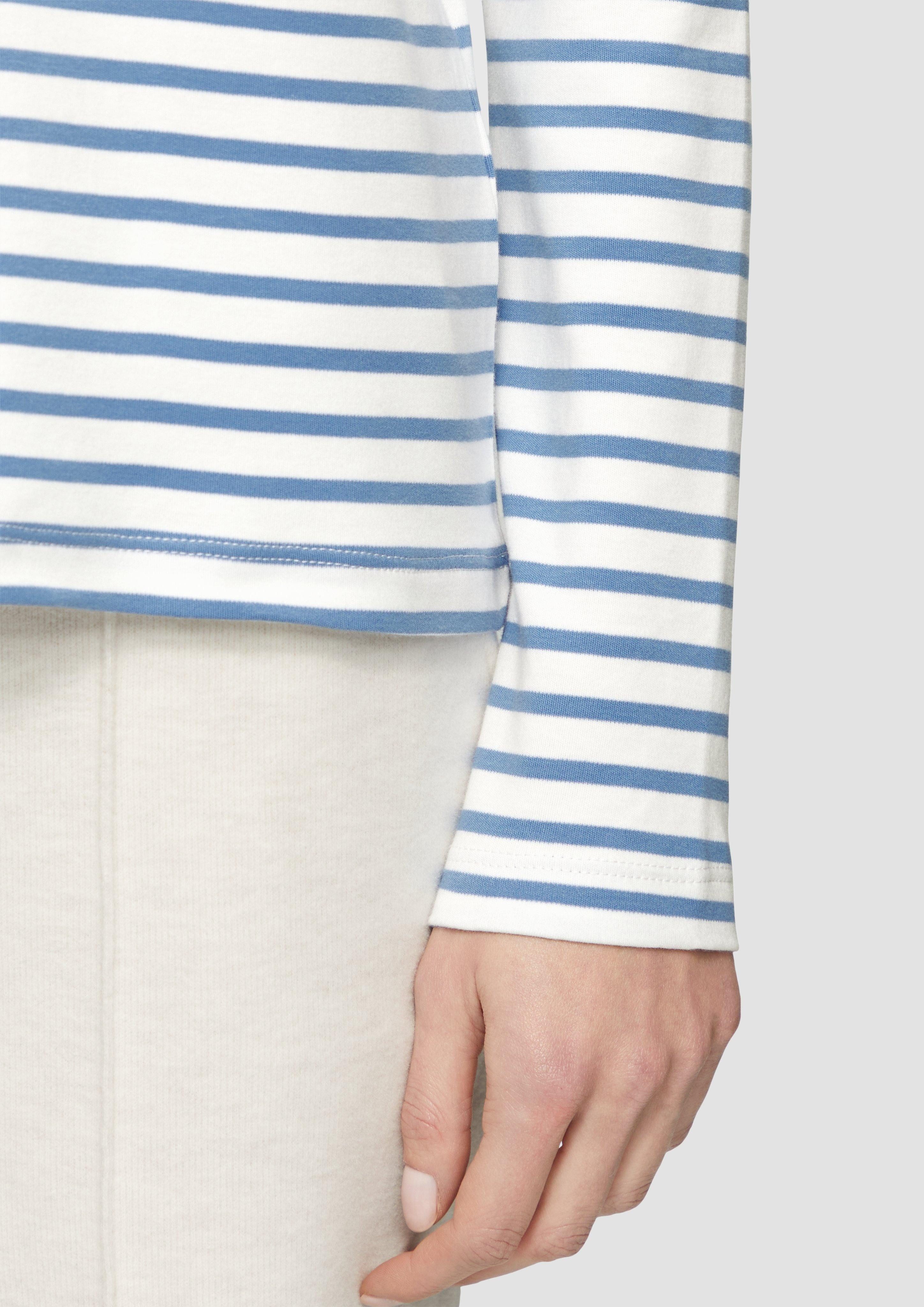 s.Oliver Langarmshirt Gestreiftes Langarmshirt im Relaxed günstig online kaufen