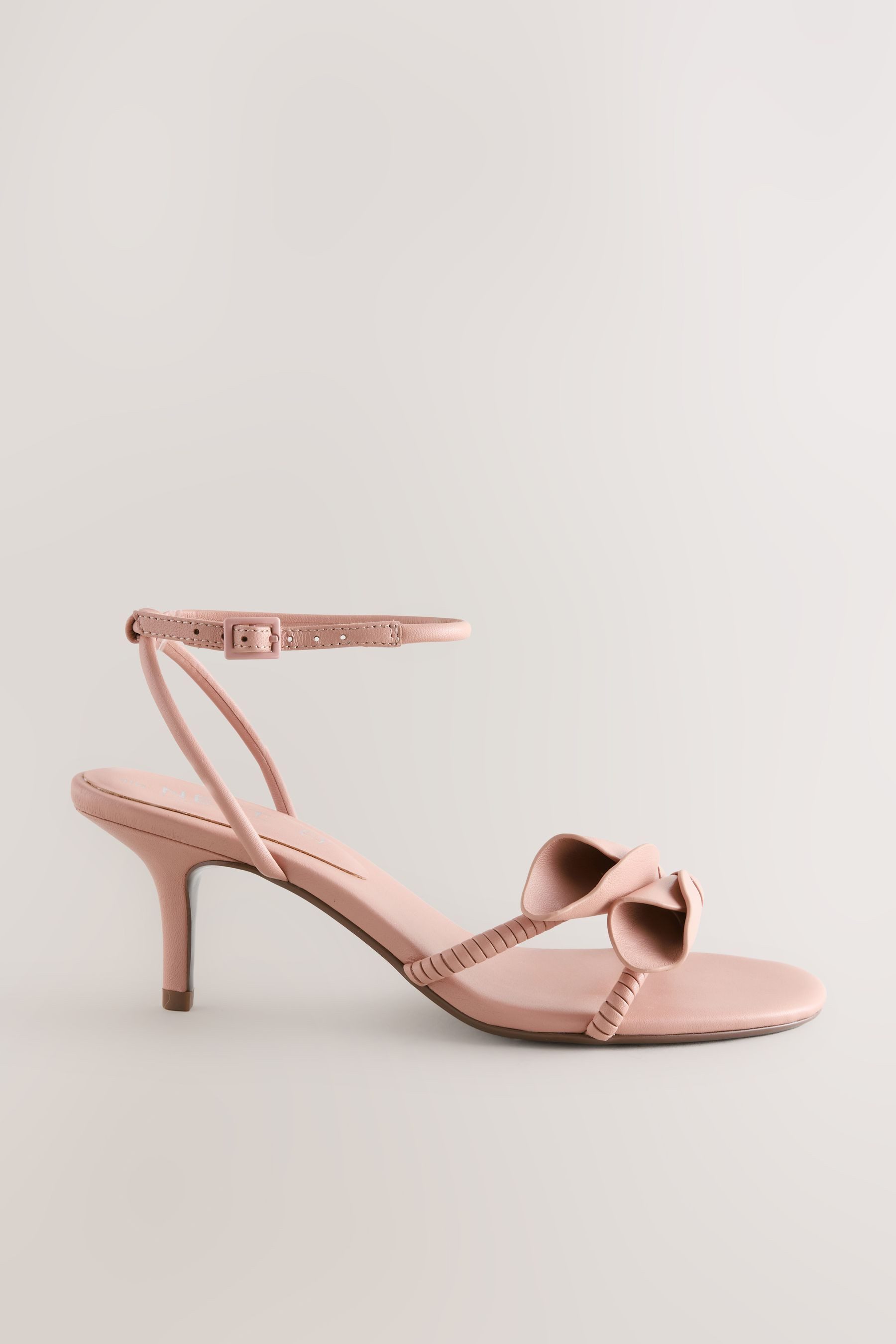 Next Forever Comfort® Ledersandaletten, Tulpen-Absatz Sandale (1-tlg)