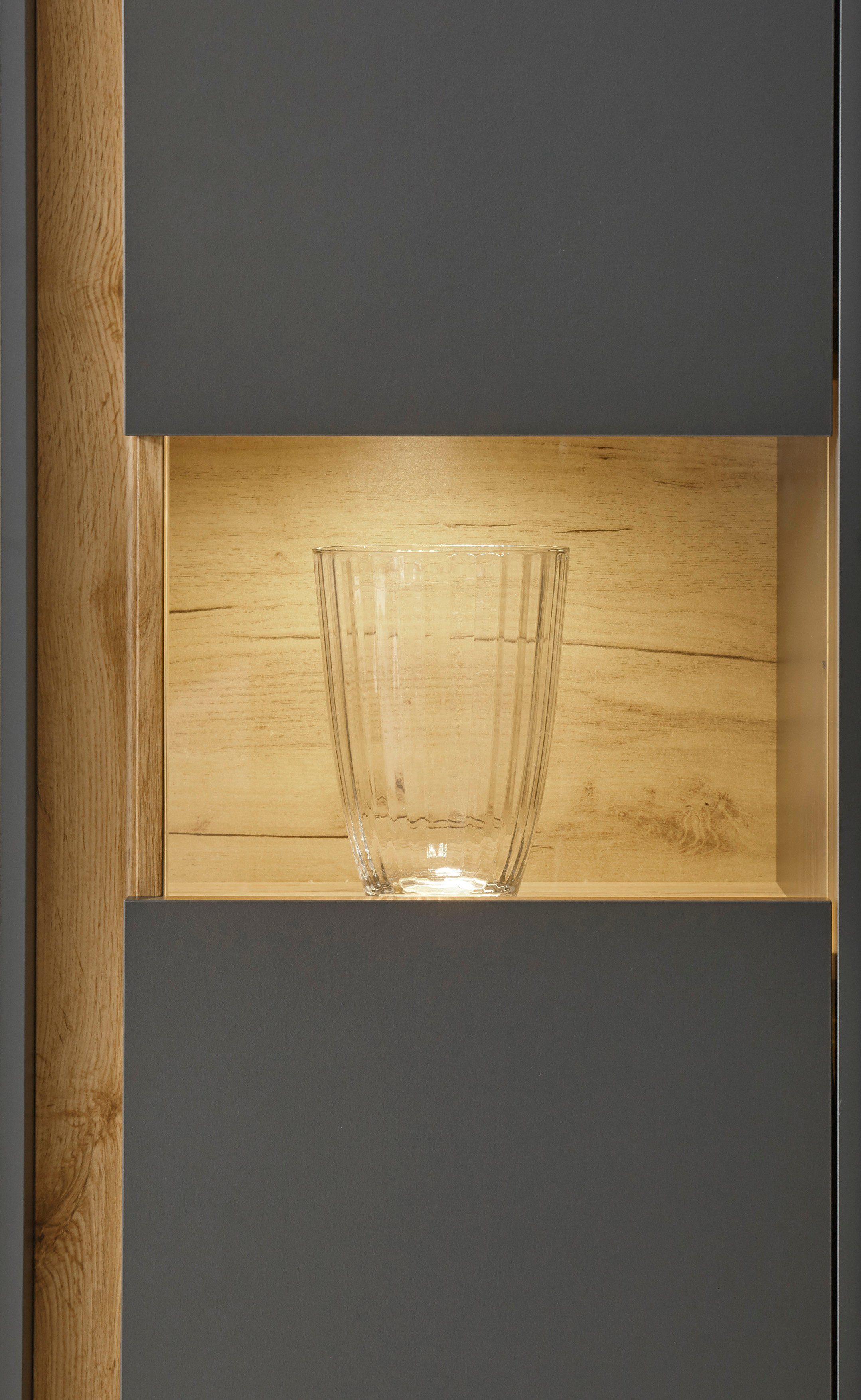 INOSIGN Wohnwand City/Giron, moderne Anbauwand, Komplettset in vielen Farben verfügbar, (Set, 3-St), enthält drei Vitrinen