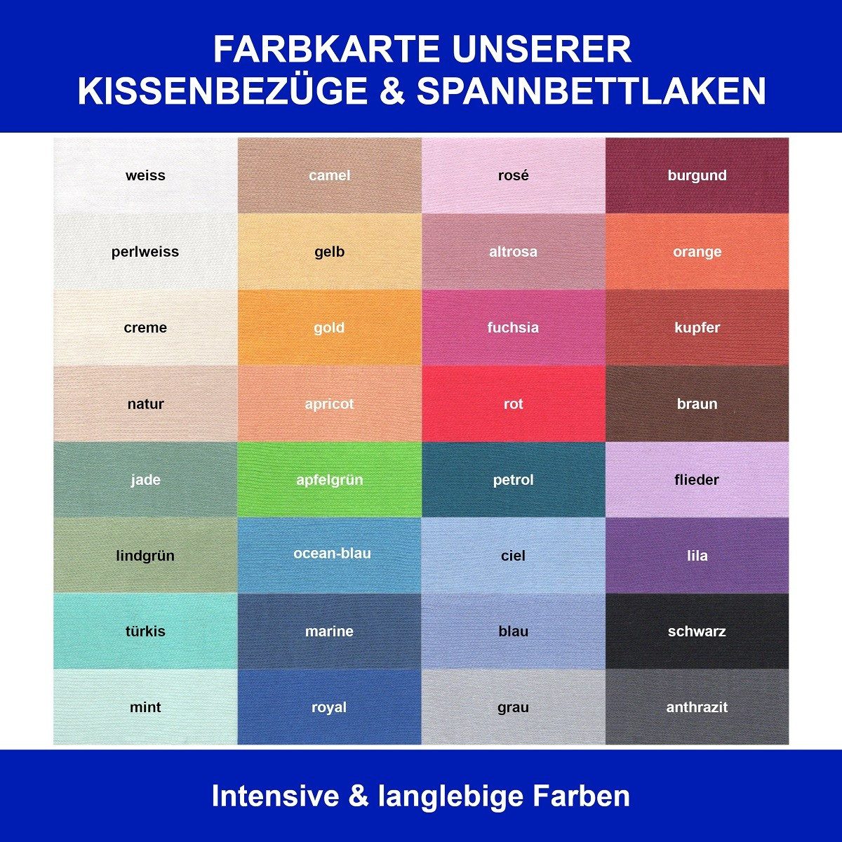 DUKAL Kissenbezüge für Derila (Queensize oder Kingsize) Memory Foam Kissen, (1 Stück), Queensize (30 x 50 cm), aus hochwertigem Doppel-Jersey, 100% Baumwolle