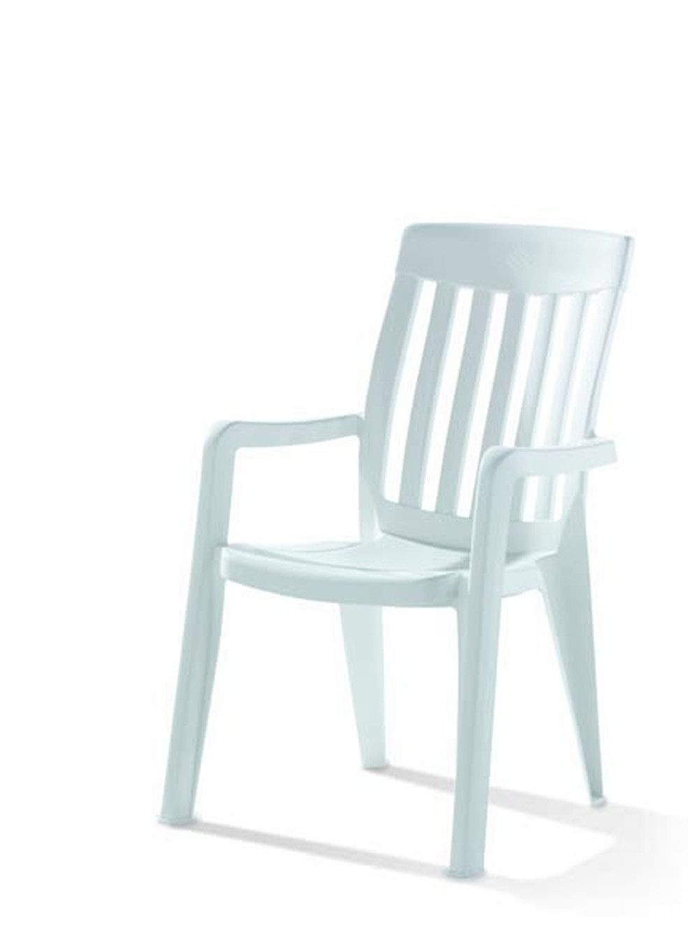 Stapelstuhl in Weiß, Vollkunststoff - 67x93x60cm (BxHxT)