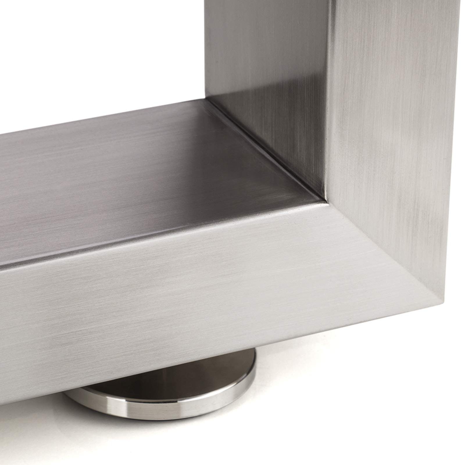 SO-TECH® Möbelfuß 4 x Verstellschrauben M8 x 29 mm Ø 59 mm echt Edelstahl, höhenverstellbar mit Gummifuss Verstellfüße Stellfüße Sockelfüße – Bild 2 von 5