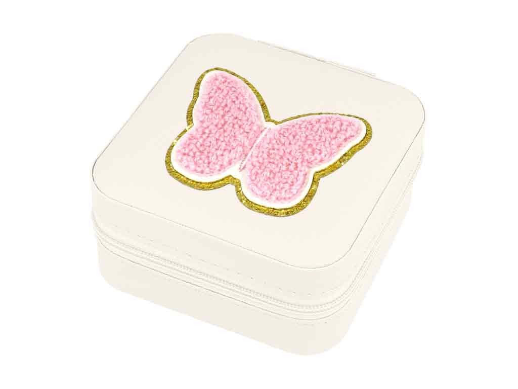 bb Klostermann Aufbewahrungsdose BB Klostermann Schmuckbox Schmetterling Beige