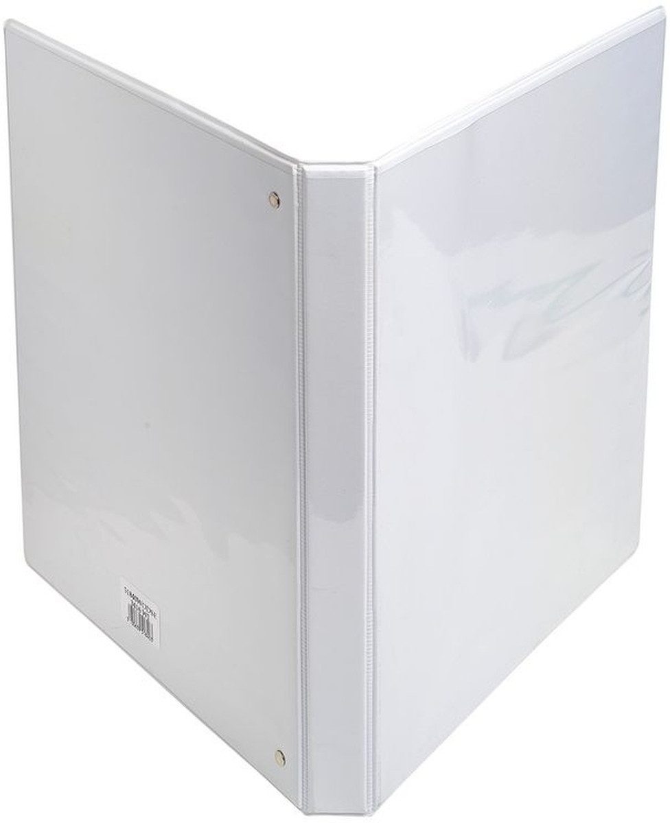 EXACOMPTA Präsentationsordner Präsentationsringbuch Kreacover A5 20mm 2 Ringe weiß