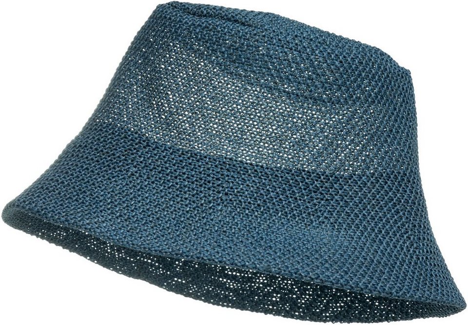 Caspar Fischerhut HT020 lässiger Damen Sommer Fischerhut / Bucket Hat aus  Toyo Stroh