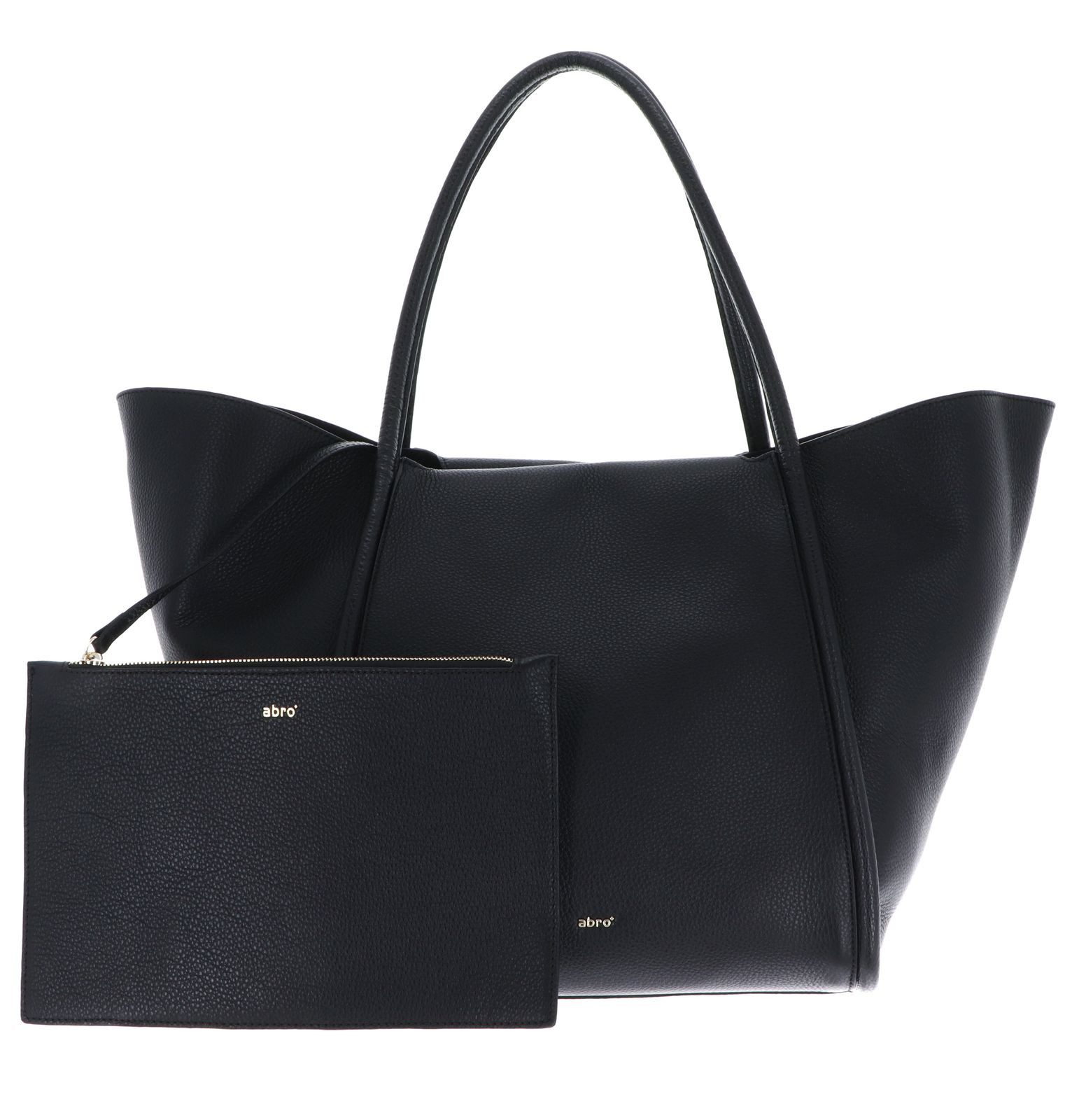 Abro Shopper Shopper Willow (Set, 2-tlg), aus echtem Rindsleder