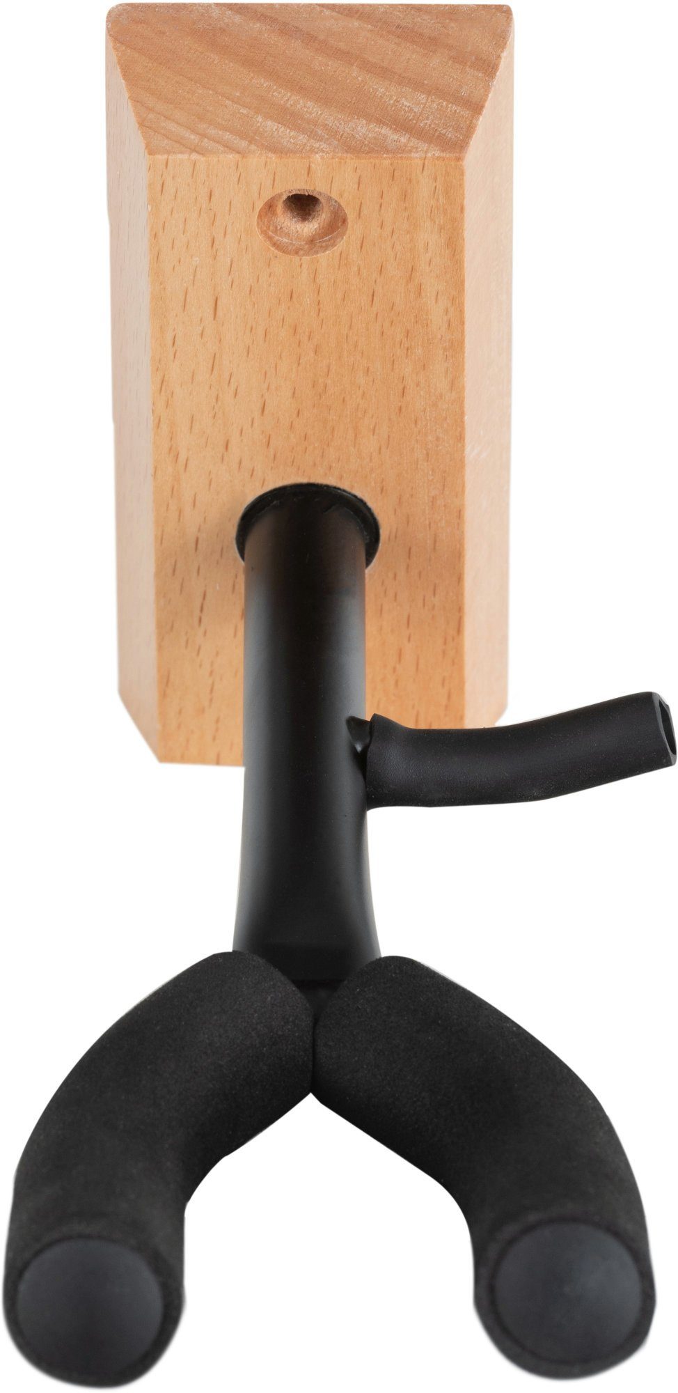 Classic Cantabile Musikinstrumentenständer Violinen Wandhalter Holz (mit Bogenhalter, moosgummigepolsterte Gabel), (1-tlg), Einfach mit zwei Schrauben zu montieren