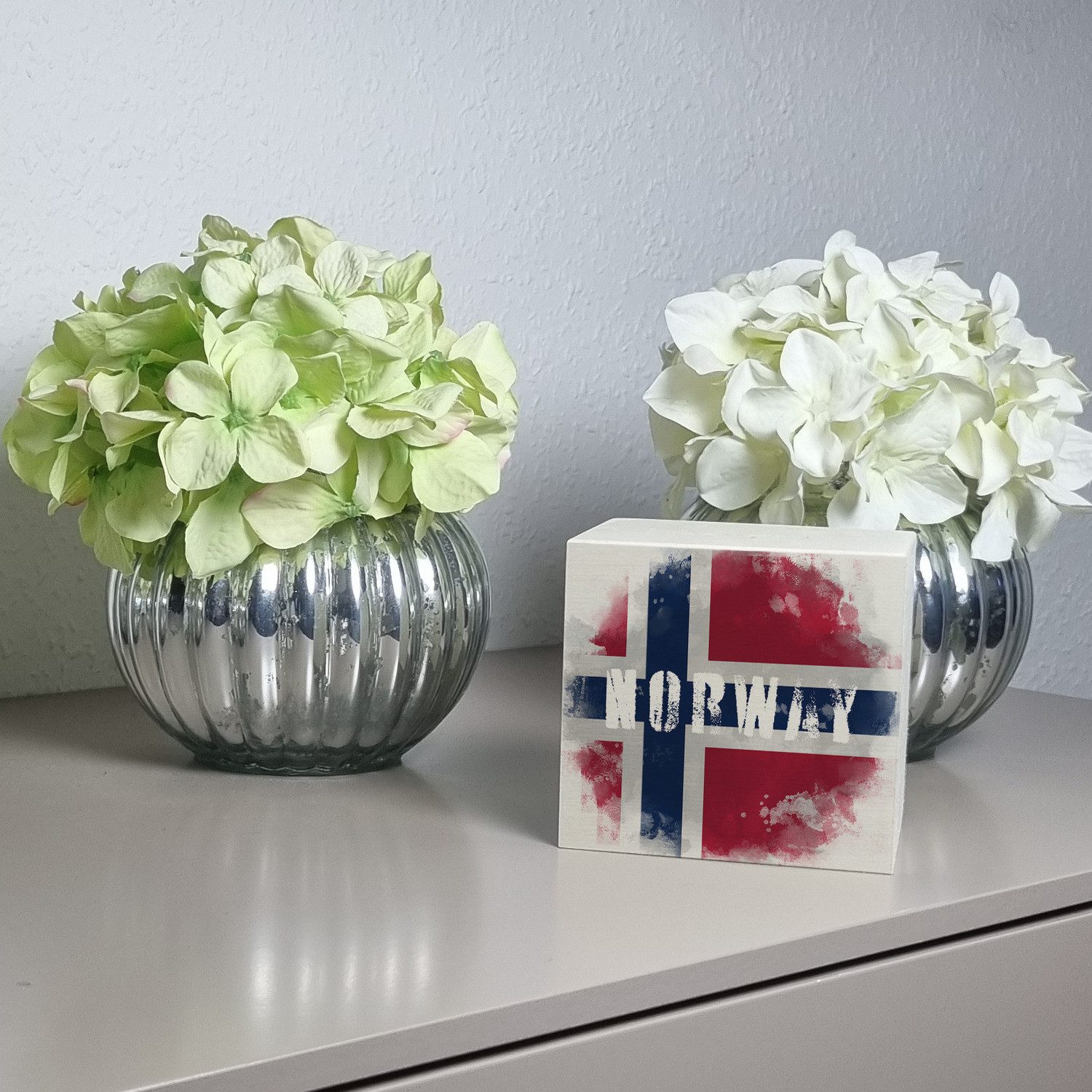 speecheese Spardose Spardose aus Holz mit Norwegen Flagge im Used Look Spar günstig online kaufen