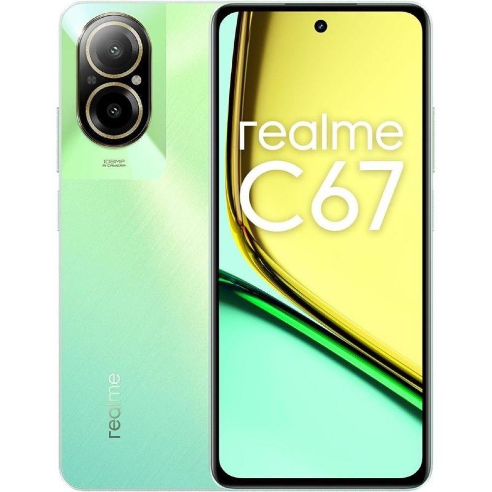 Realme C67 128 GB / 6 GB - Smartphone - sunny oasis Smartphone (6,72 Zoll, 128 GB Speicherplatz)