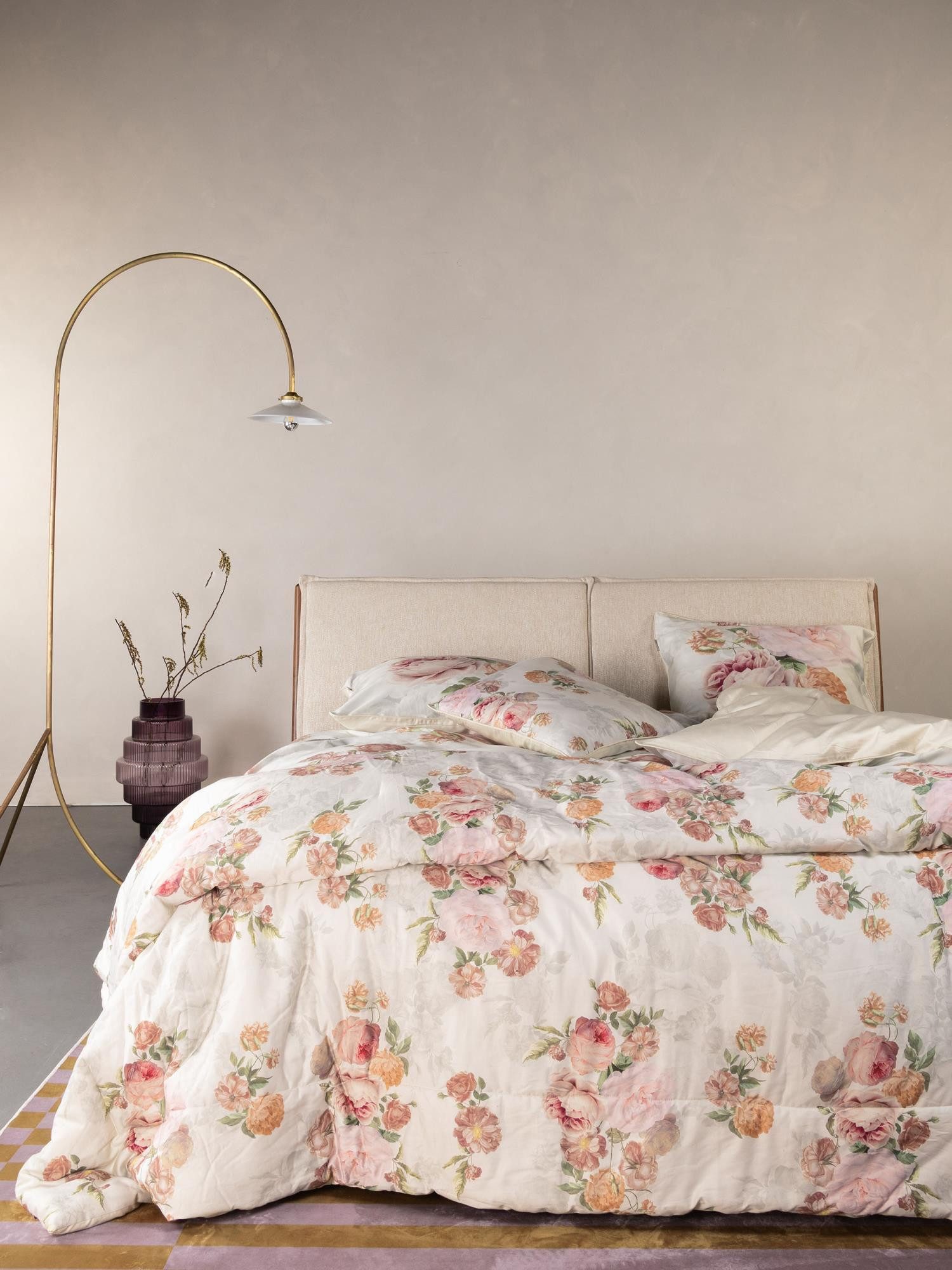Essenza Bettwäsche Orianna, Satin, 2 teilig, mit floralem Muster
