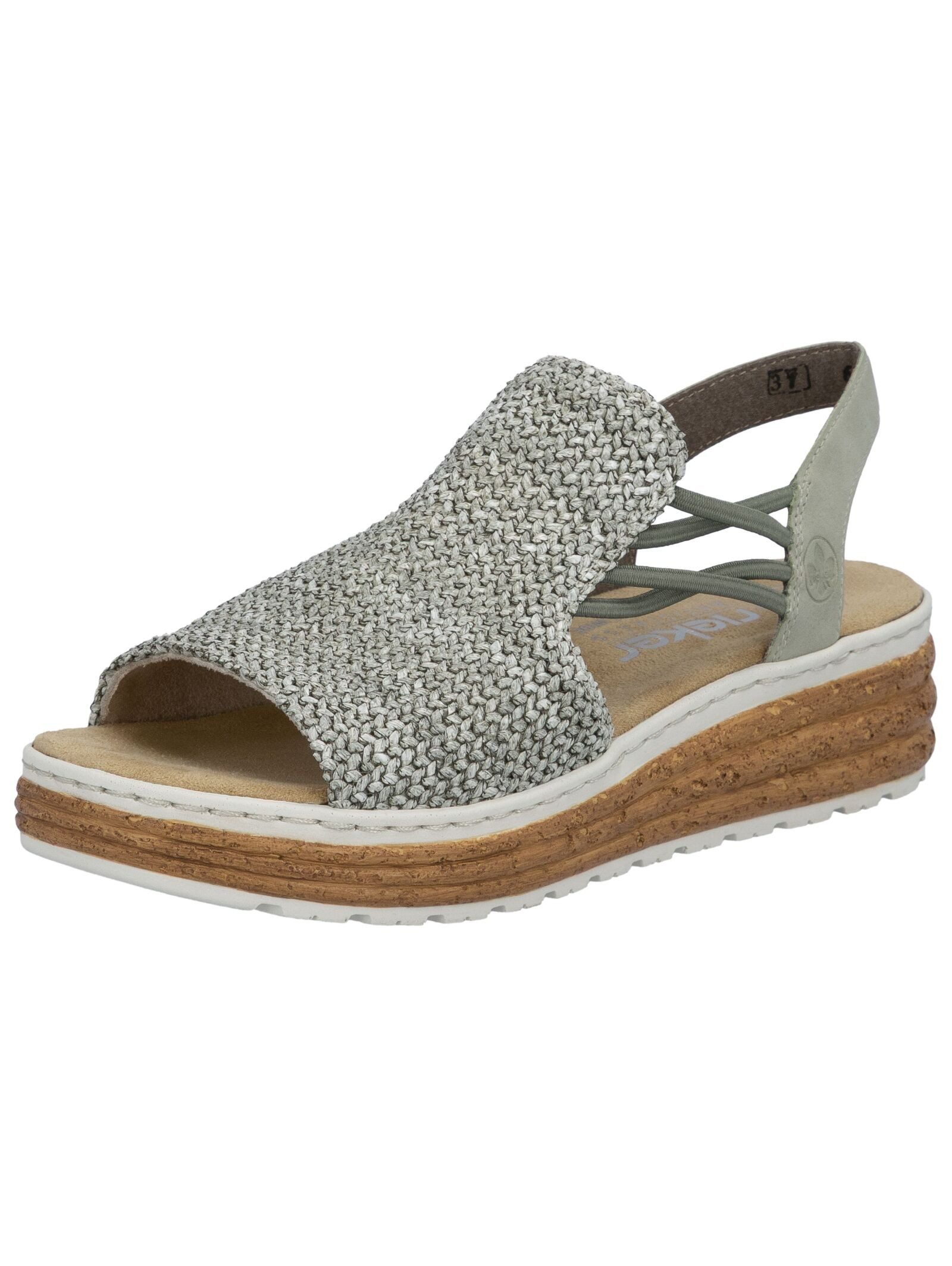 Rieker Rieker Sandalen Textil Keilsandalette günstig online kaufen