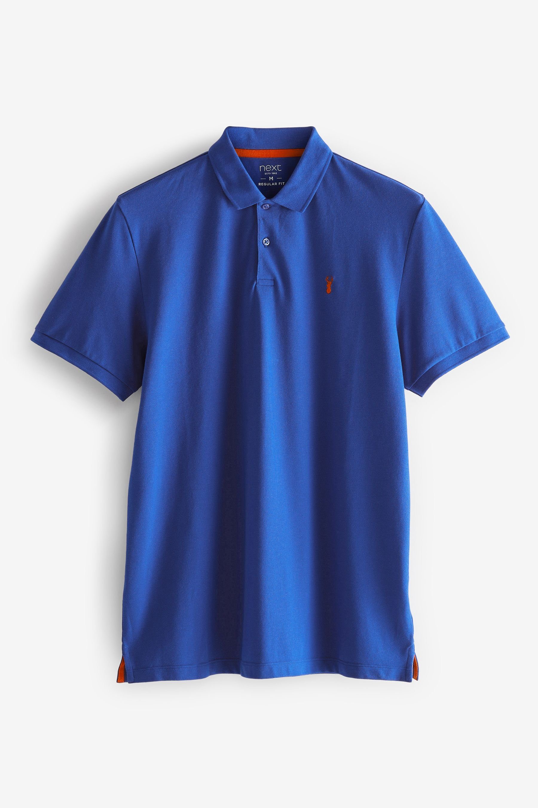 Cobalt Next (1-tlg) Blue Piqué-Poloshirt Poloshirt