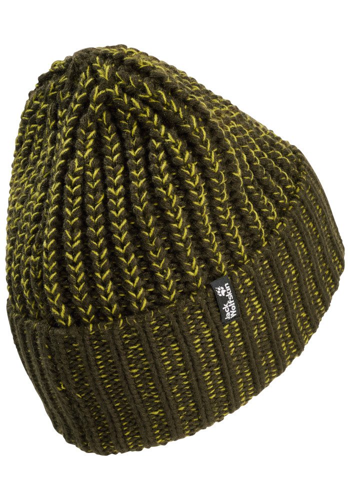 Jack Wolfskin Beanie BADGE PAW BEANIE Strickbeanie, warm, weich