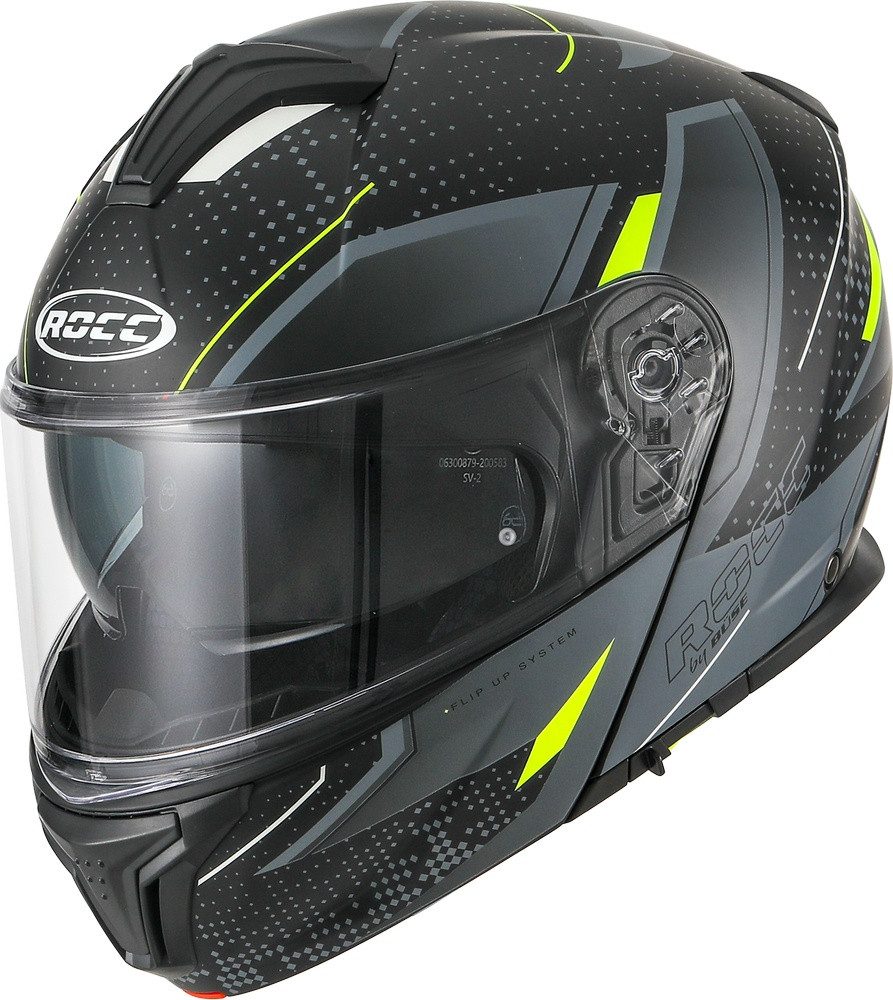 ROCC Motorradhelm 810 Klapphelm Dekor Matt