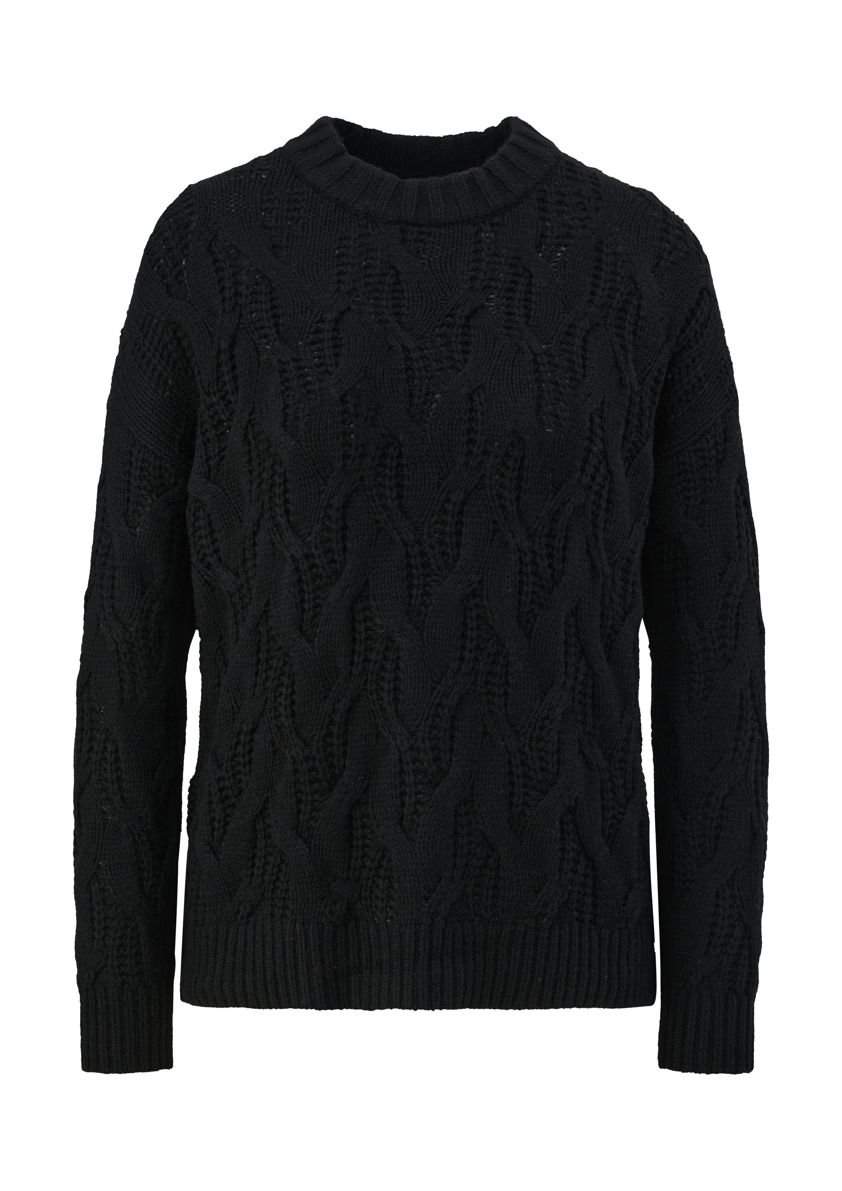 s.Oliver Strickpullover mit Zopfmuster