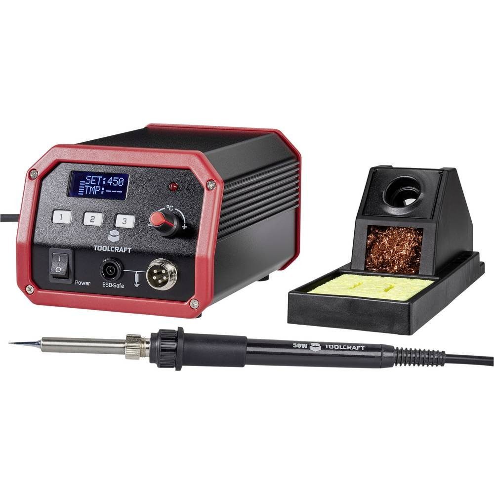 TOOLCRAFT Lötkolben Digitale Lötstation 100 W, inkl. Lötspitze