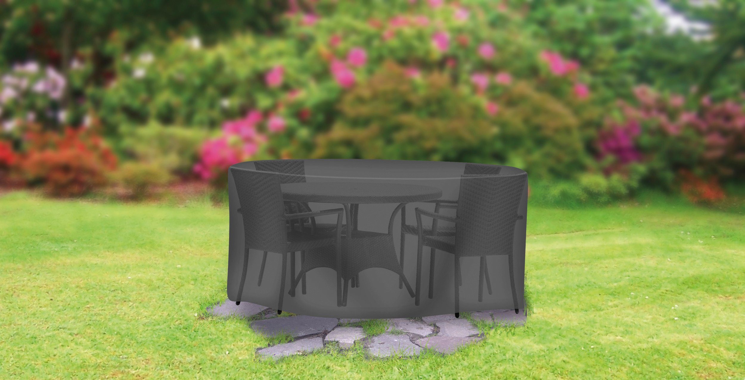 Tepro Abdeckhaube Universal, für runde Sitzgruppen mit 200 cm Durchmesser