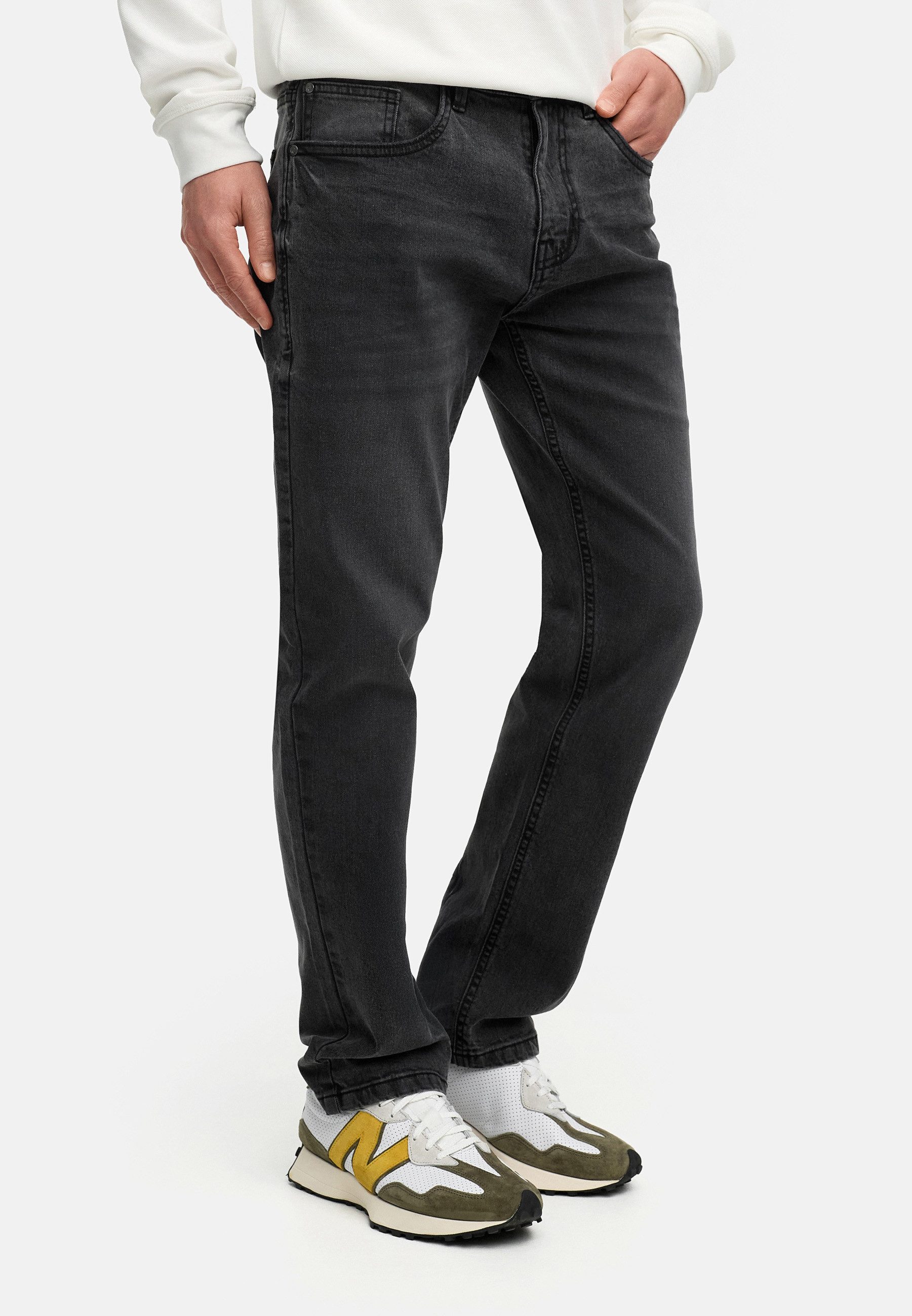 INDICODE Regular-fit-Jeans Herren INSantino Jeanshose Hose Herrenhose mit klassischer 5-Pocket-Optik – Bild 4 von 5