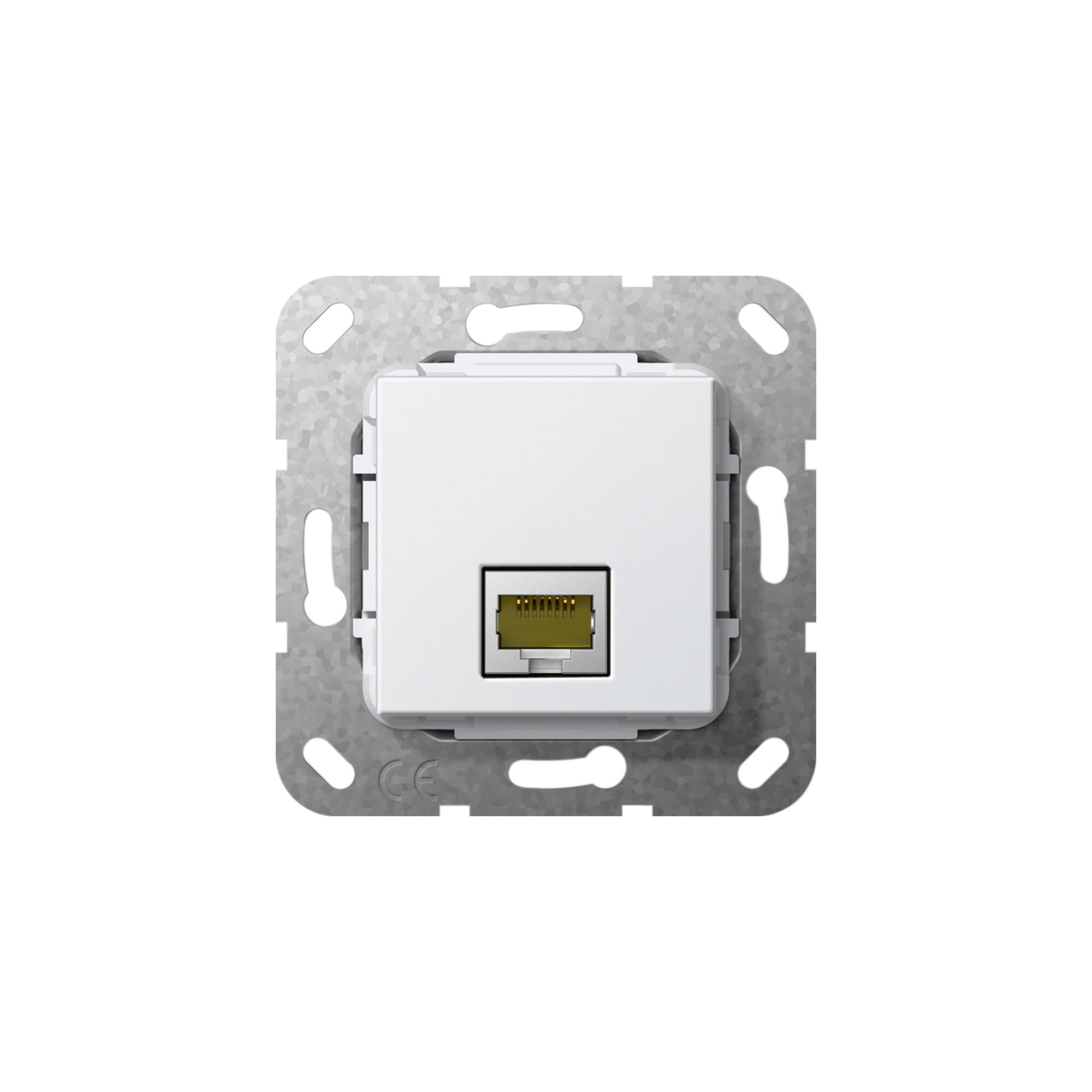 GIRA Container Gira Modular Jack RJ45 Cat6A rws Gender Changer 569503