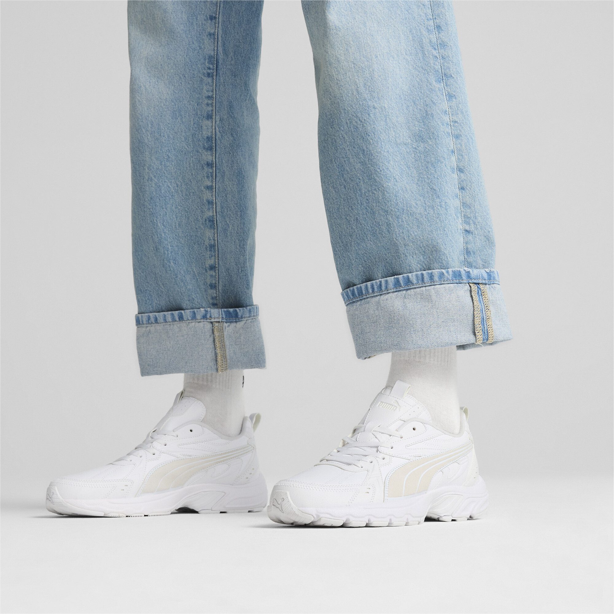 PUMA Milenio Tech Leather Sneakers Erwachsene günstig online kaufen