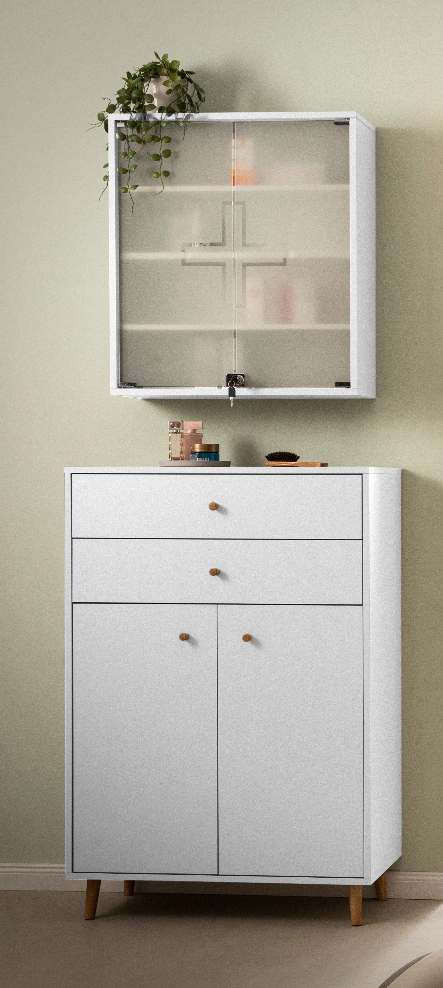 Schildmeyer Medizinschrank Bjarne, Medizinschrank, Made in Germany, B: 64 cm Solide Verarbeitung - Dieses Produkt ist in Deutschland gefertigt
