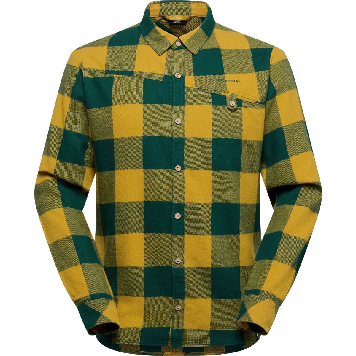 La Sportiva Outdoorbluse Rambler Flannel Shirt Men Stilvolles Flanellhemd aus Baumwoll-Polyester-Mix, ideal für Klettern