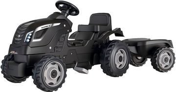 Smoby Trettraktor Farmer XLS schwarz+, mit Anhänger; Made in Europe