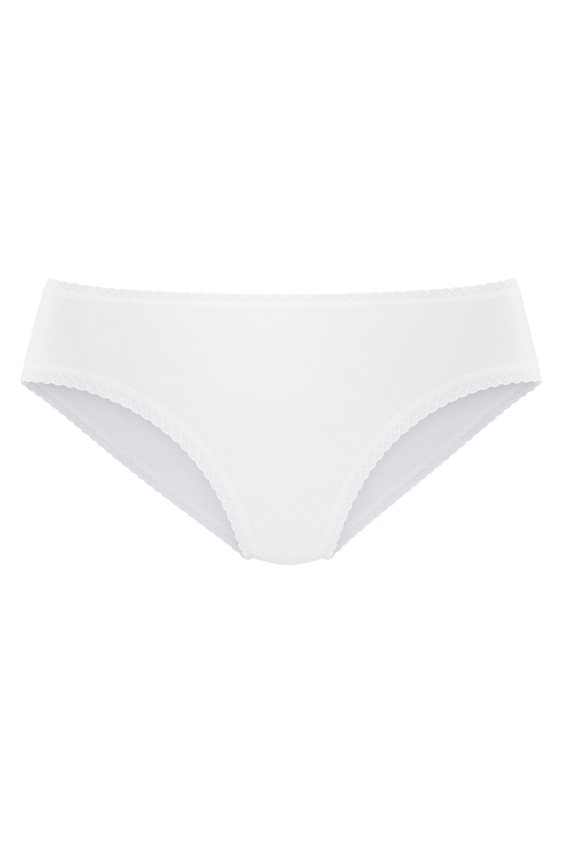Vivance Jazz-Pants Slips (7er-Pack) aus weicher Baumwollqualität mit feiner Spitzeneinfassung