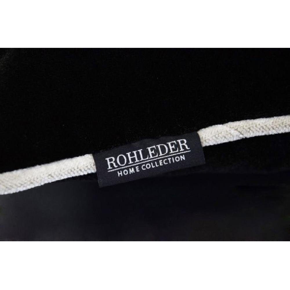 ROHLEDER Kissenhülle Kissenhülle Samt Big Cloud Crow Schwarz (50x50cm)