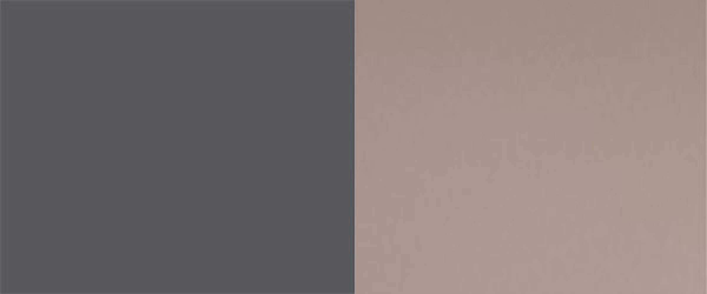 90cm Klappe Feldmann-Wohnen / rosé Küchenschrank matt Klapphängeschrank mit BO-W4B/90-AV Farbe Bonn wählbar lava kupfer