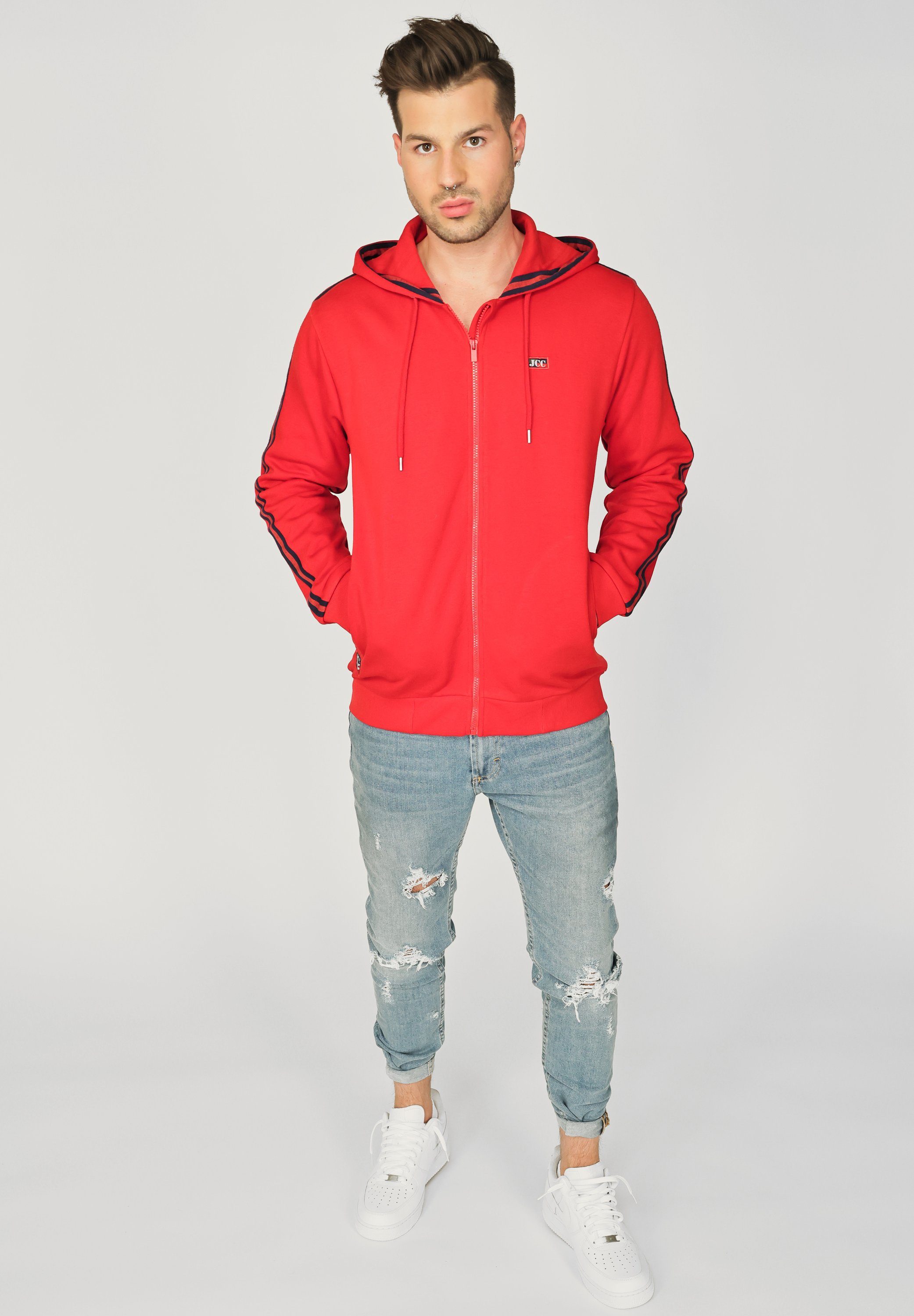 JCC Kapuzensweatjacke 310212092 red