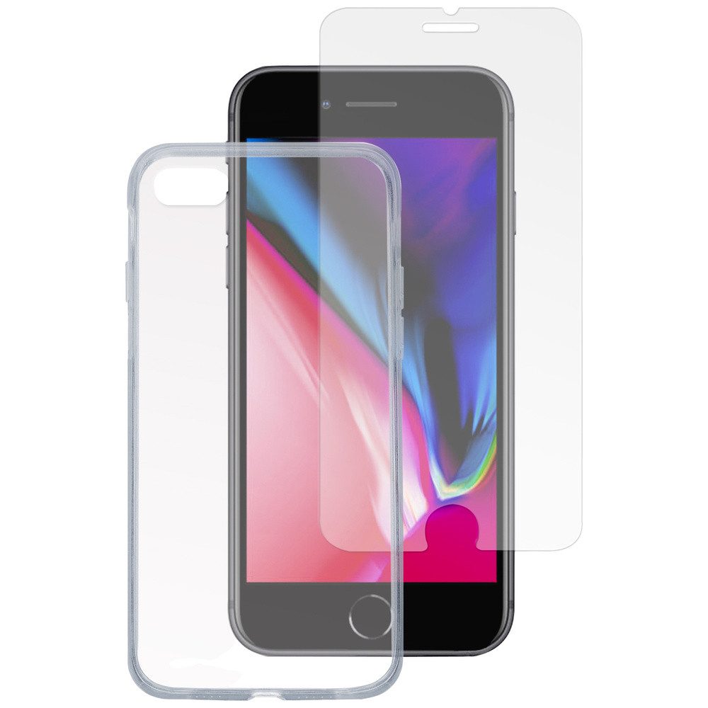 4smarts 4Smarts 360° Protection Set X-Pro Displayschutzglas iPhone SE3, iPhone, Displayschutzfolie