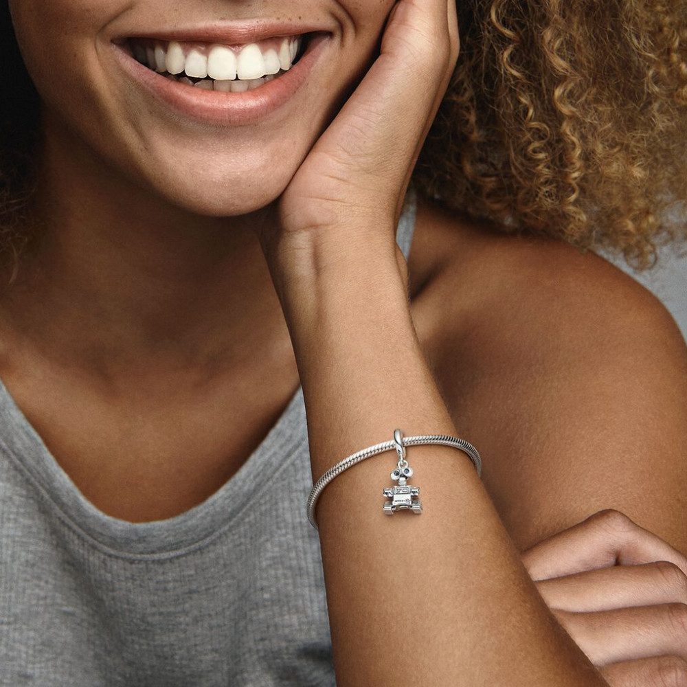 Pandora Charm-Einhänger 792030C01*, Wall-E, Emaille, Roboter, Disney