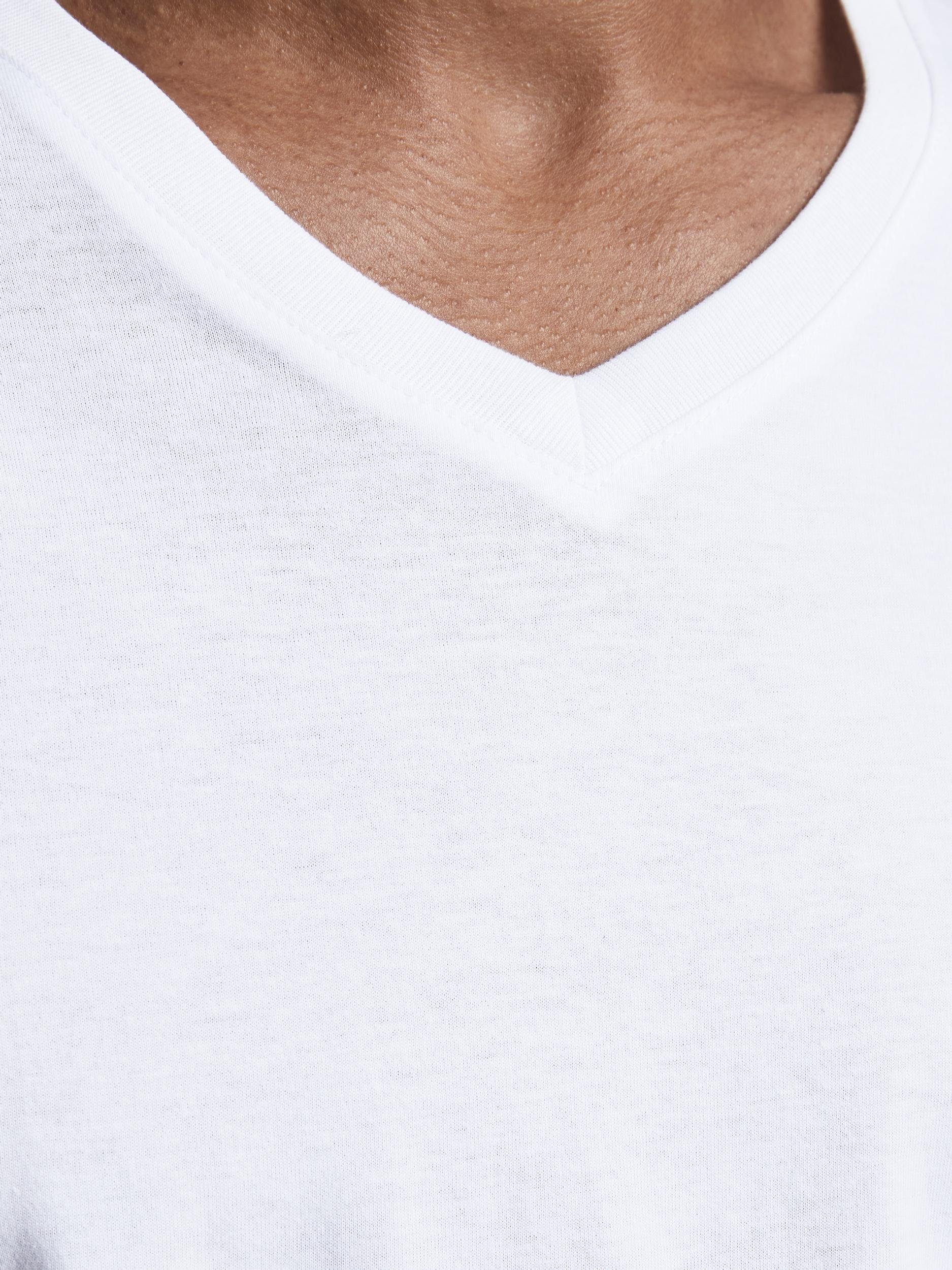 (1-tlg) T-Shirt Kurzarmshirt TAILOR TOM T-Shirt Plain weiß