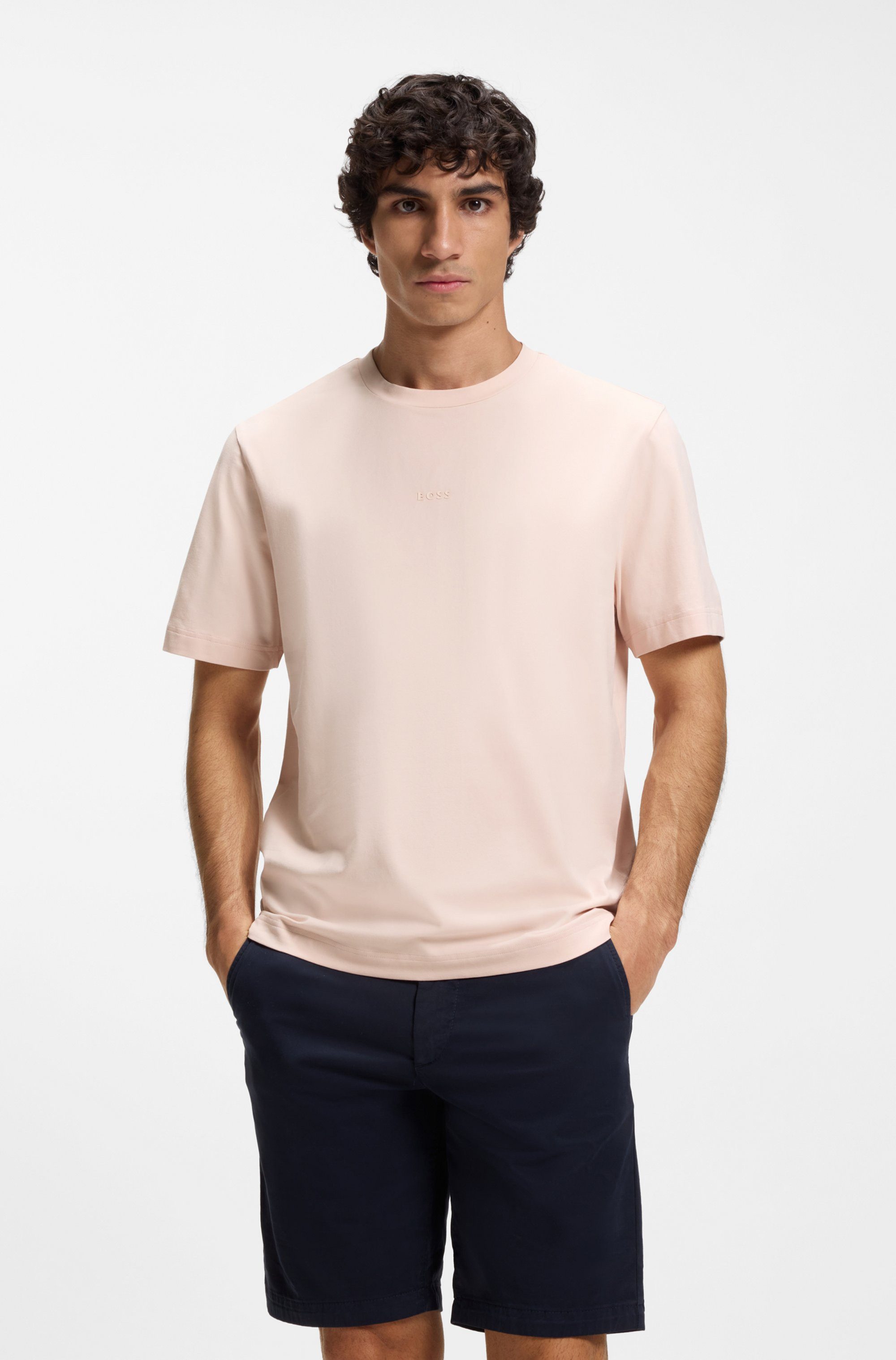 BOSS ORANGE T-Shirt TChup mit Rundhalsausschnitt