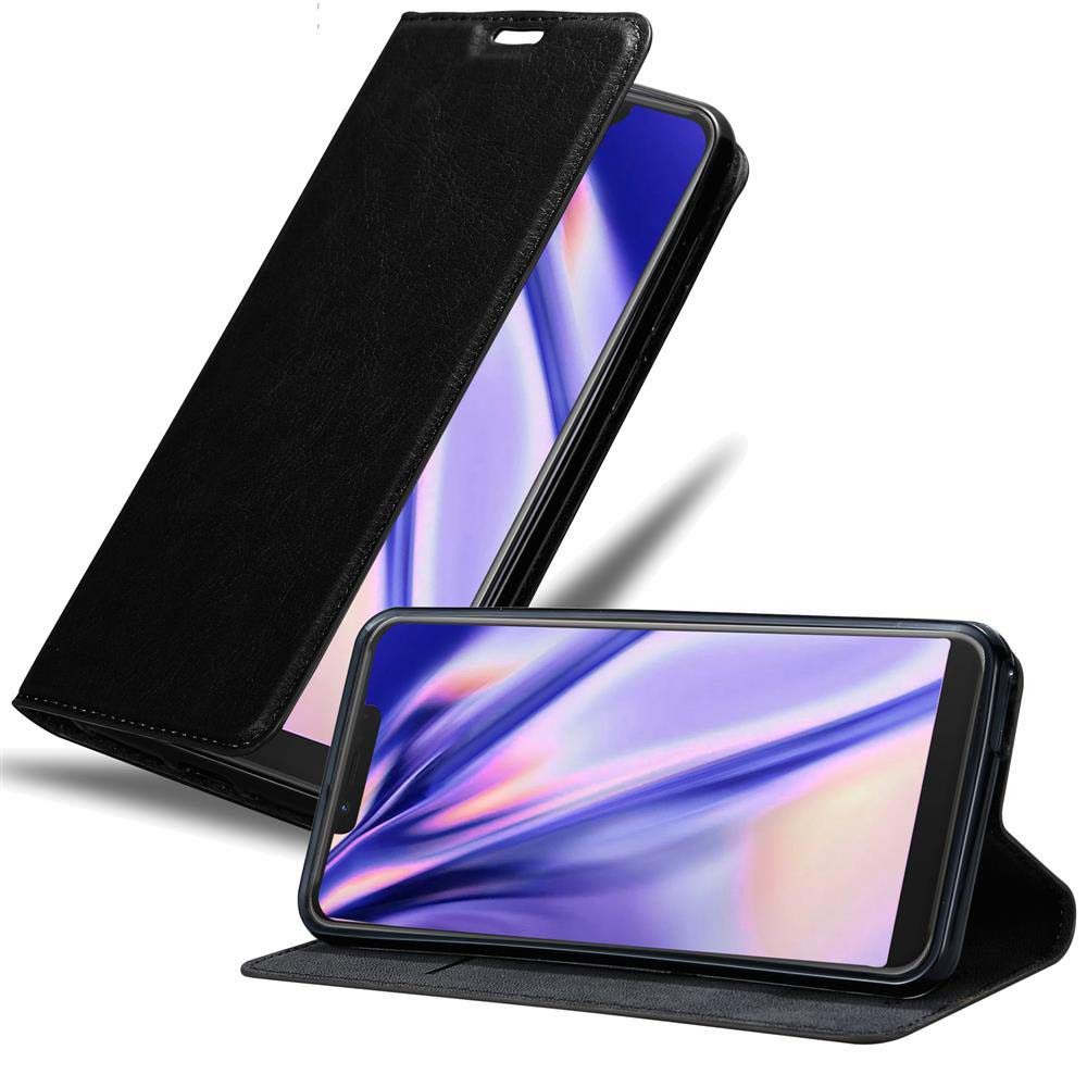Cadorabo Handyhülle für WIKO VIEW 2 GO Hülle WIKO VIEW 2 GO, Hülle Schutzhülle mit Standfunktion, Magnetverschluss und Kartenfach