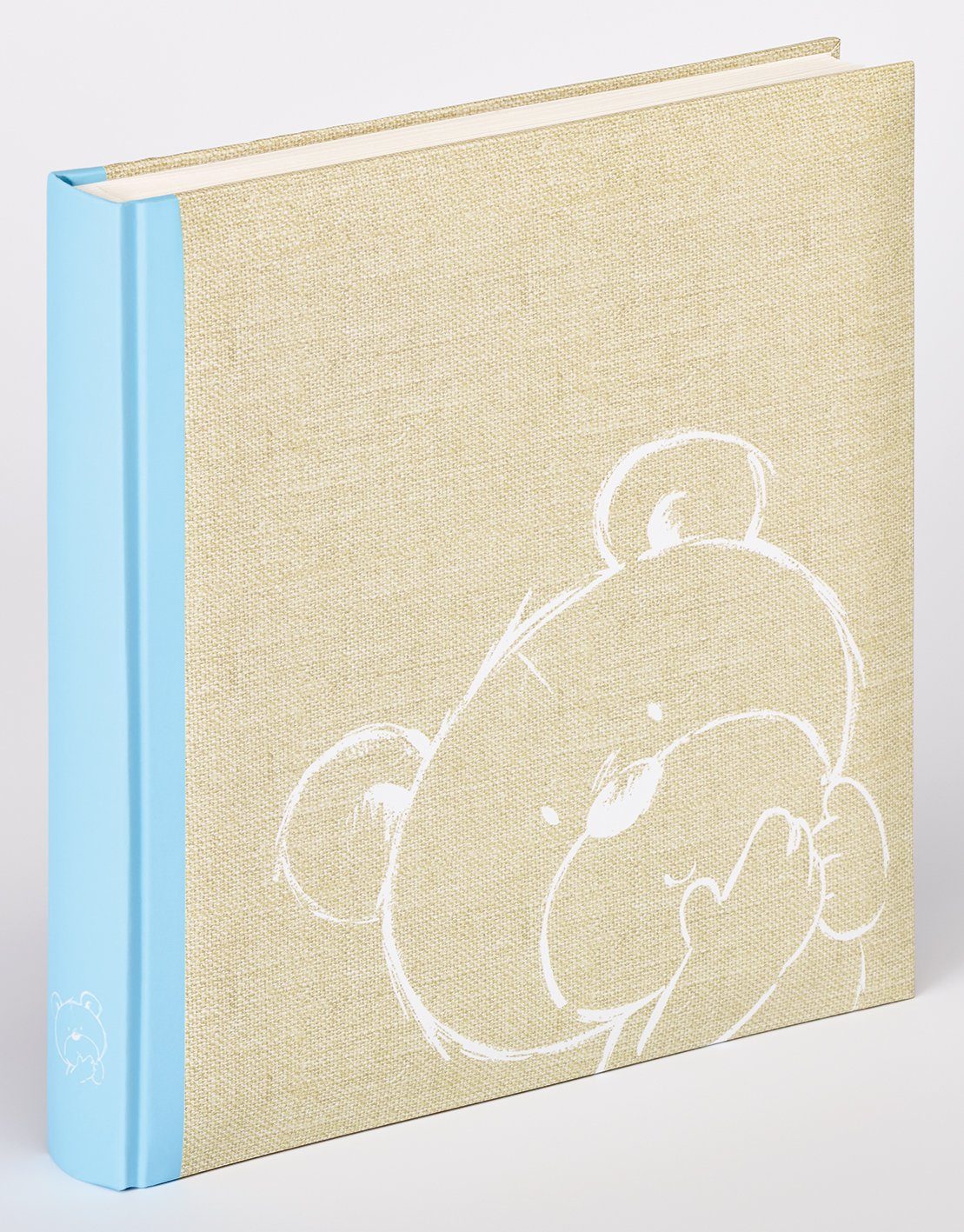 Walther Design Fotoalbum Babyalben Dreamtime, buchgebundenes Babyalbum, laminierter Kunstdruckeinband