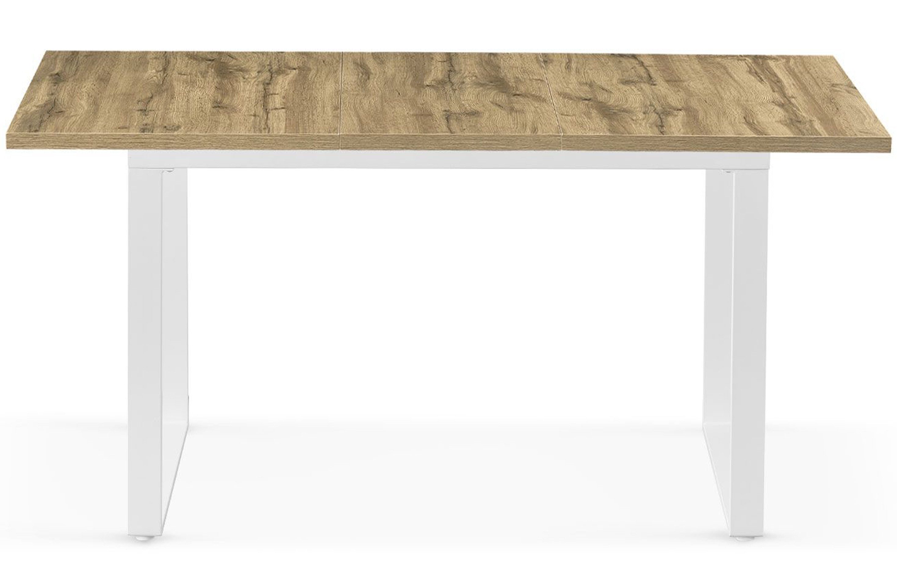 B&D home Esstisch LARS, Metallgestell schwarz oder weiß, ausziehbar 120-160 günstig online kaufen