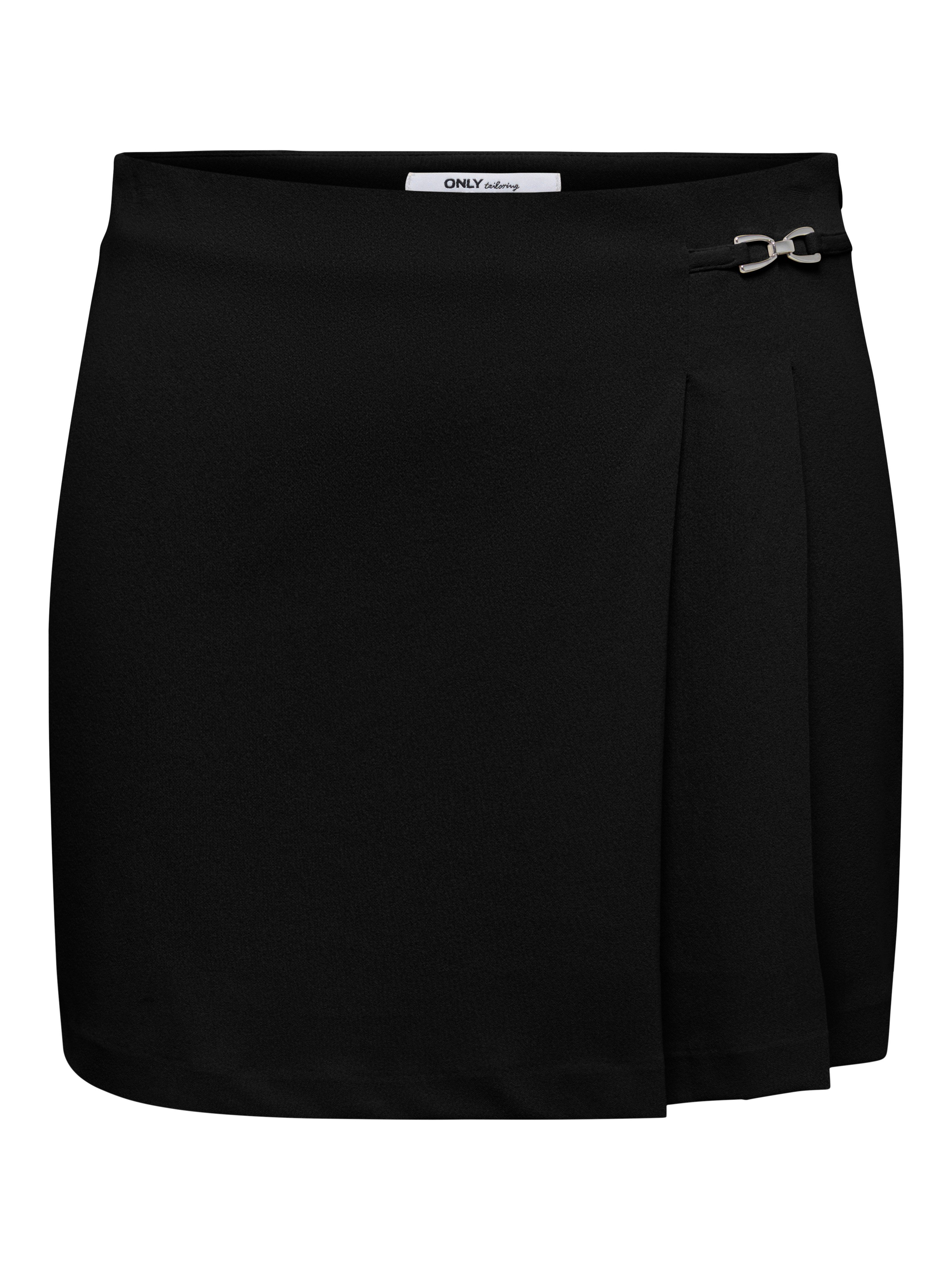 ONLY Minirock ONLEVI LIFE HW SHORT SKIRT CC TLR mit Plissee-Detail