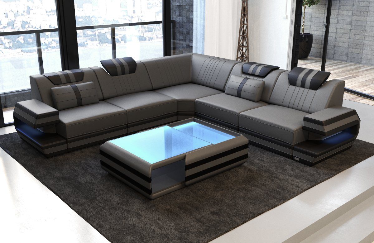 Sofa Dreams Ecksofa Ledercouch Sofa Leder günstig online kaufen