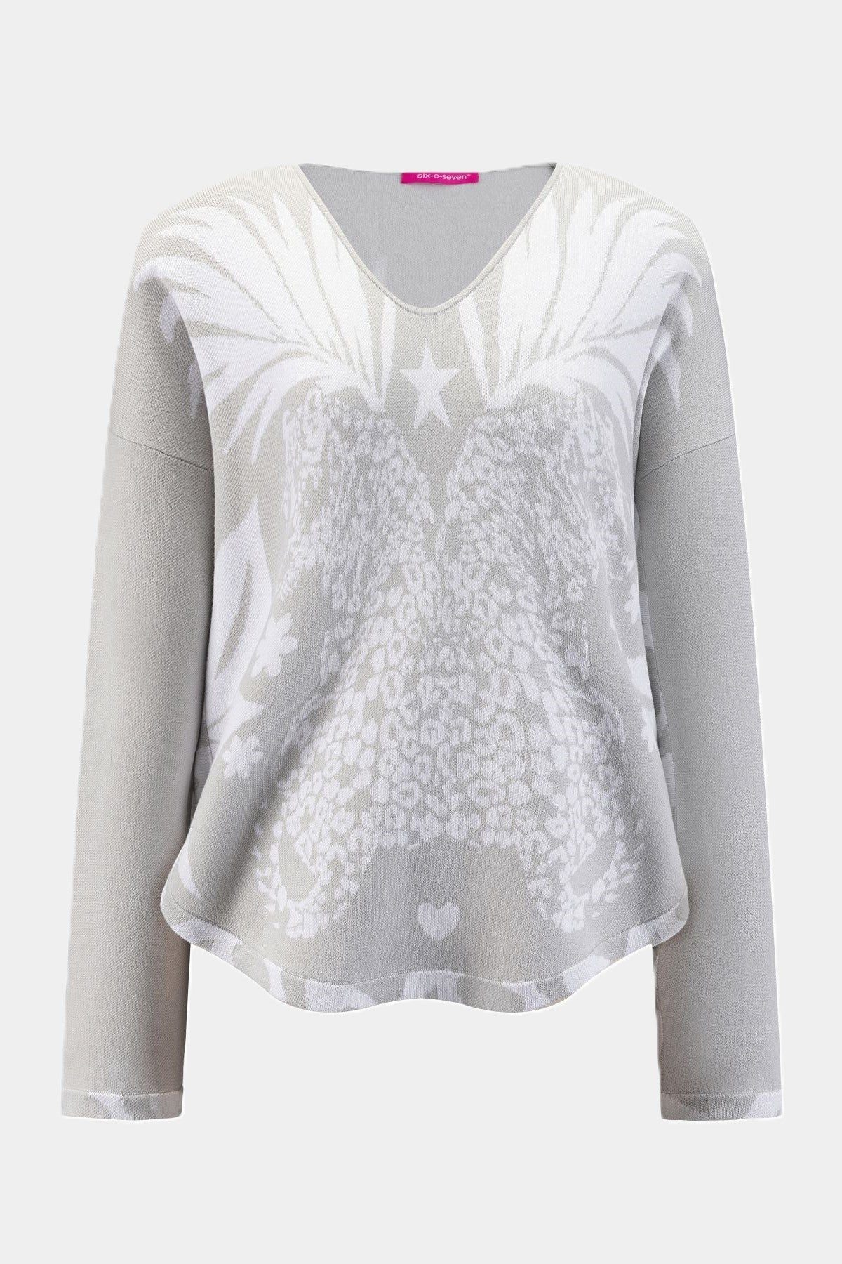 six-o-seven Strickpullover Six-o-Seven Baumwoll Strickpullover STONE günstig online kaufen